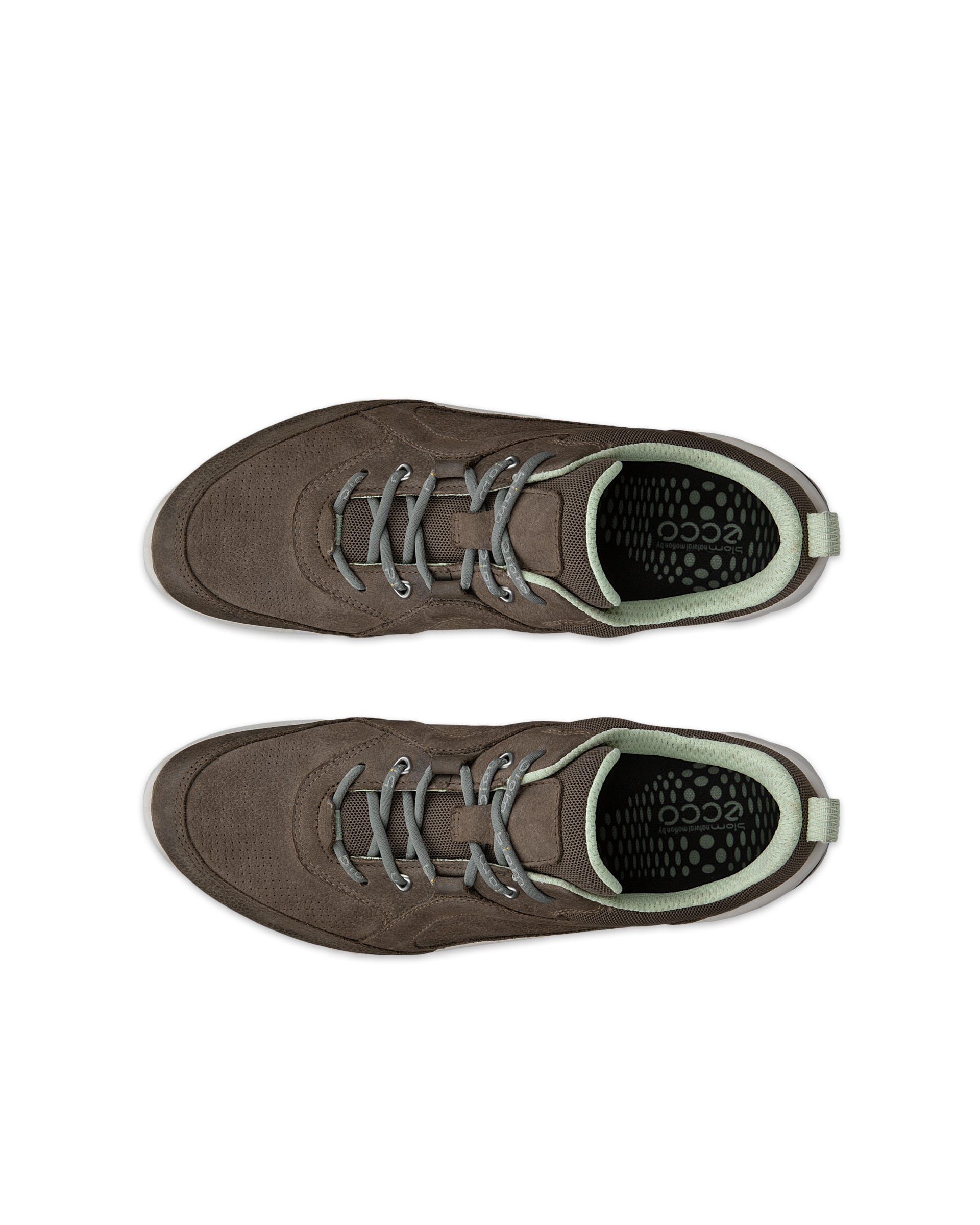ECCO® BIOM ENERGI outdoor sneakers i nubuck til damer - Brun - Top left pair