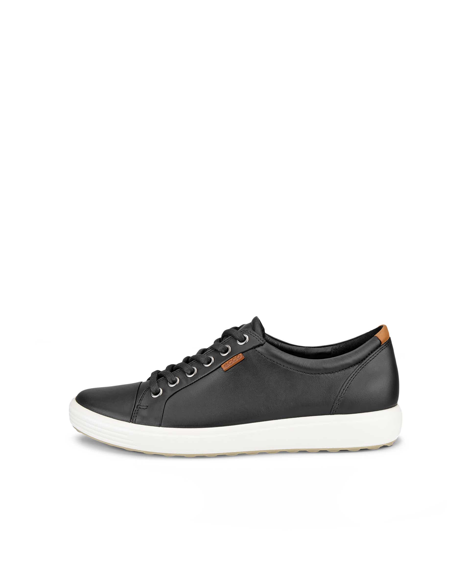 ECCO® Soft 7 Skinnsneaker dam - Svart - Outside