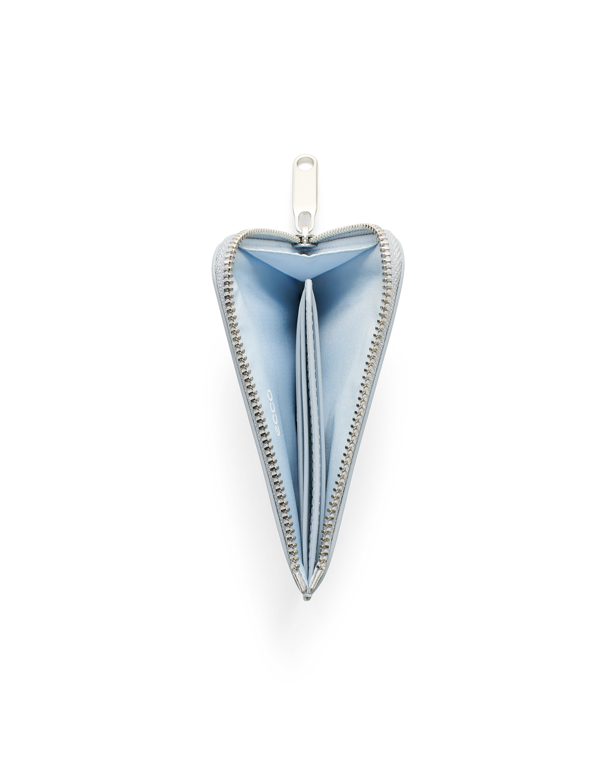 ECCO Card Case Zipped — Silver
