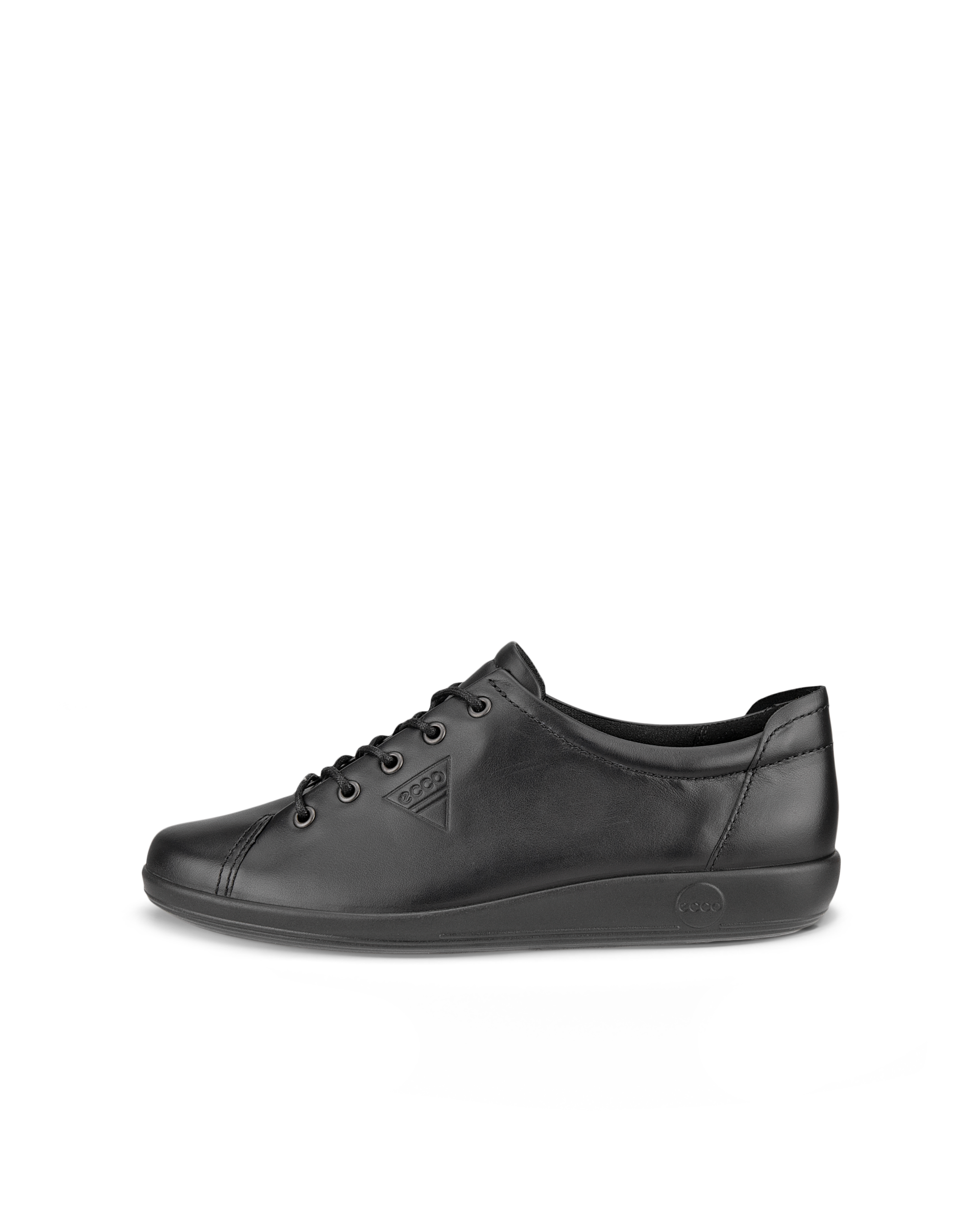 ECCO® Soft 2.0 női bőr cipő - Fekete - Outside