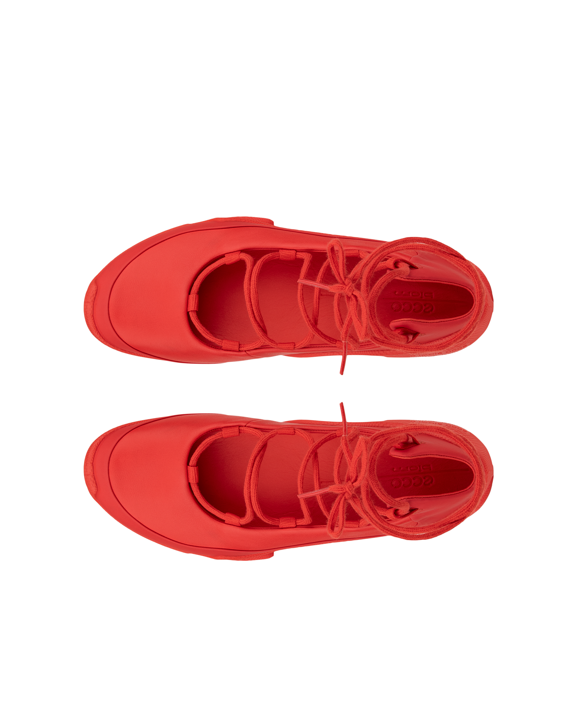 ECCO BIOM C Trail ウィメンズ レザースニーカー | レッド