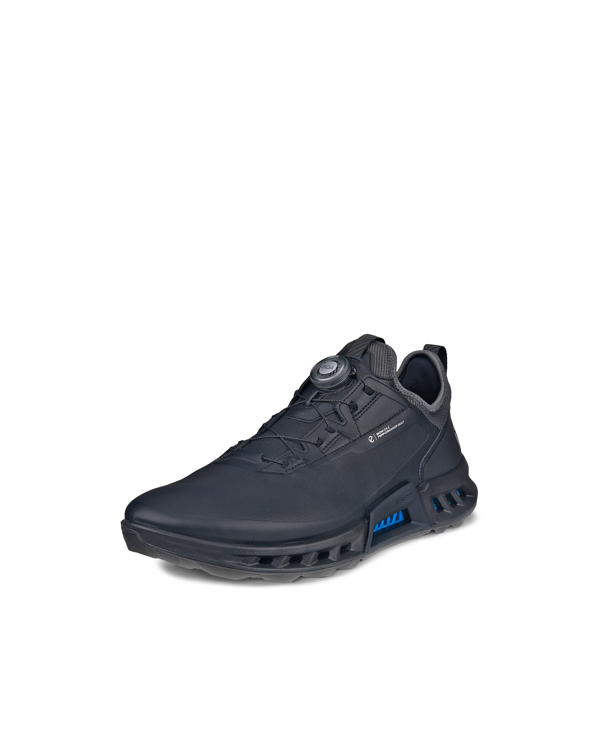 Men's ECCO® Golf Biom C4 Leather Gore-Tex Golf Shoe - Black - Main