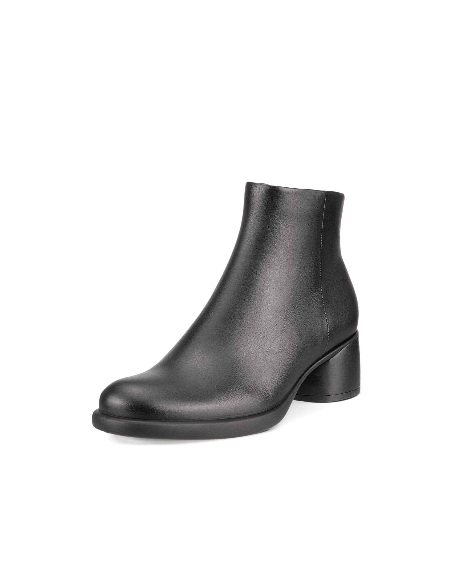 ECCO Sculpted LX 35 ウィメンズ レザーミッドカットブーツ - ブラック - Main