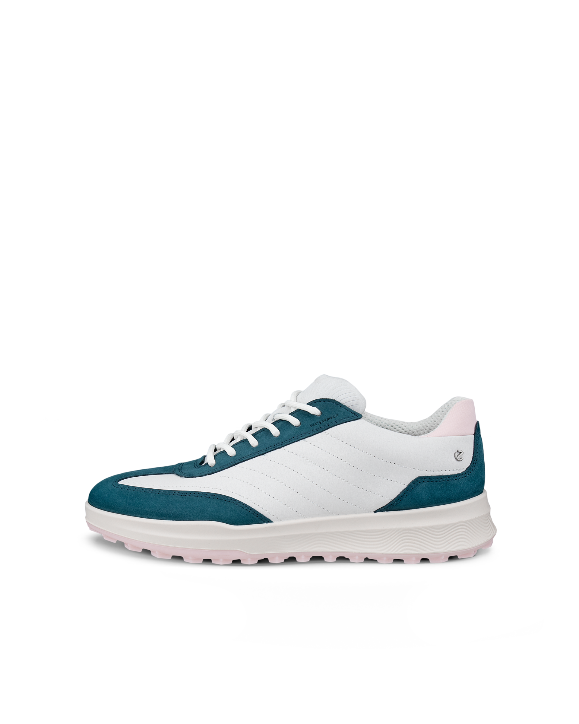 ECCO GOLF STREET VIBE - Women's Leather Waterproof Golf Shoe - White - 38