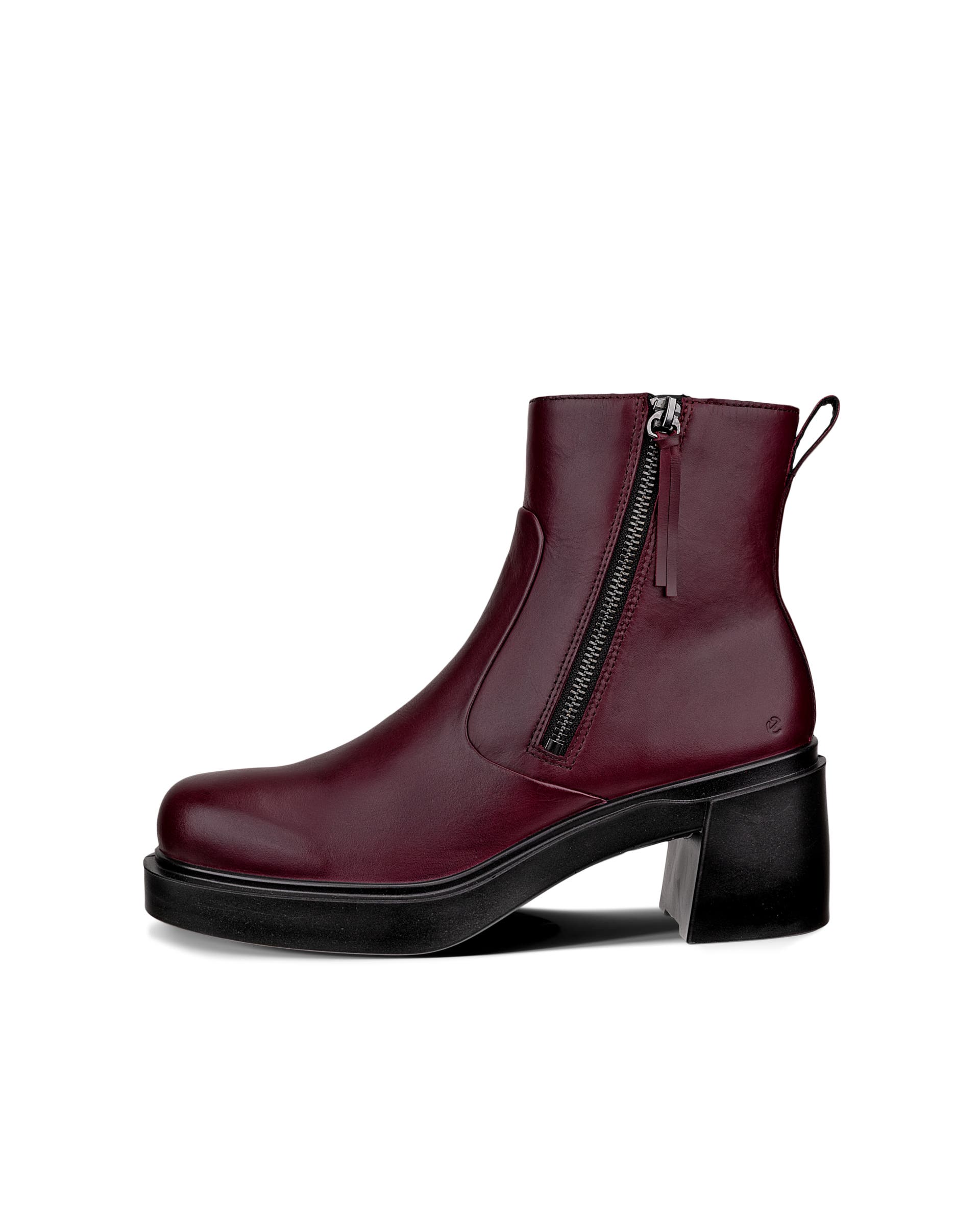 ECCO® METROPOLE SEOUL 45 Halvhög känga i skinn dam - Röd - Outside