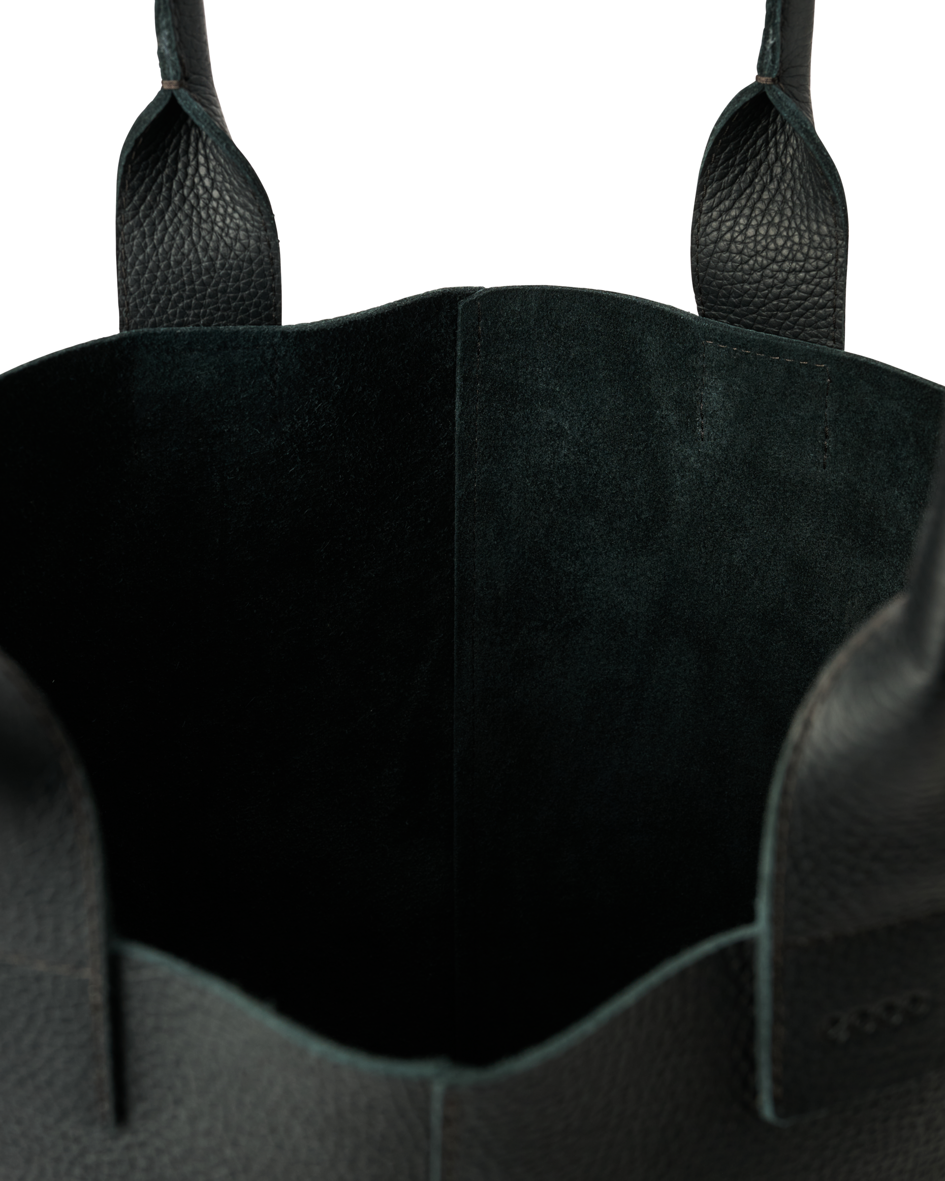 ECCO® Tote bőr bevásárló táska - Fekete - Inside