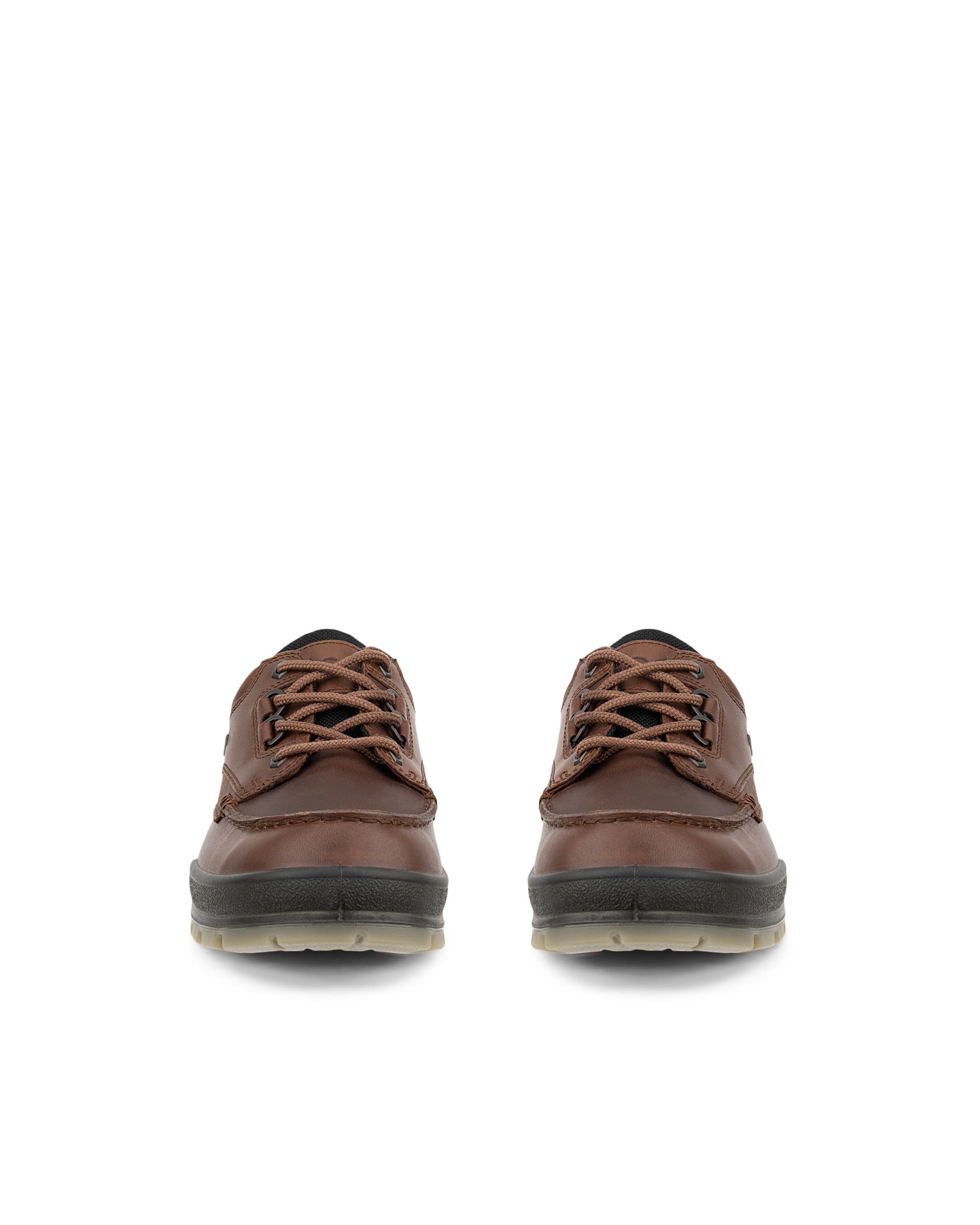 Sapatos Moc-Toe couro homem ECCO® Track 25 - Castanho - Front pair
