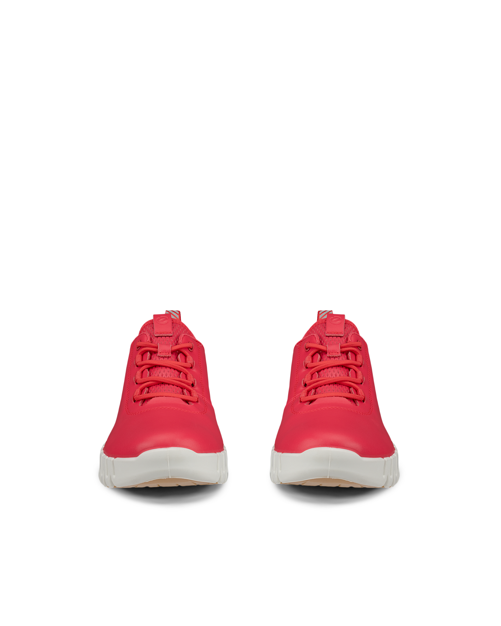 ECCO® Gruuv baskets en cuir pour femme - Rose - Front pair