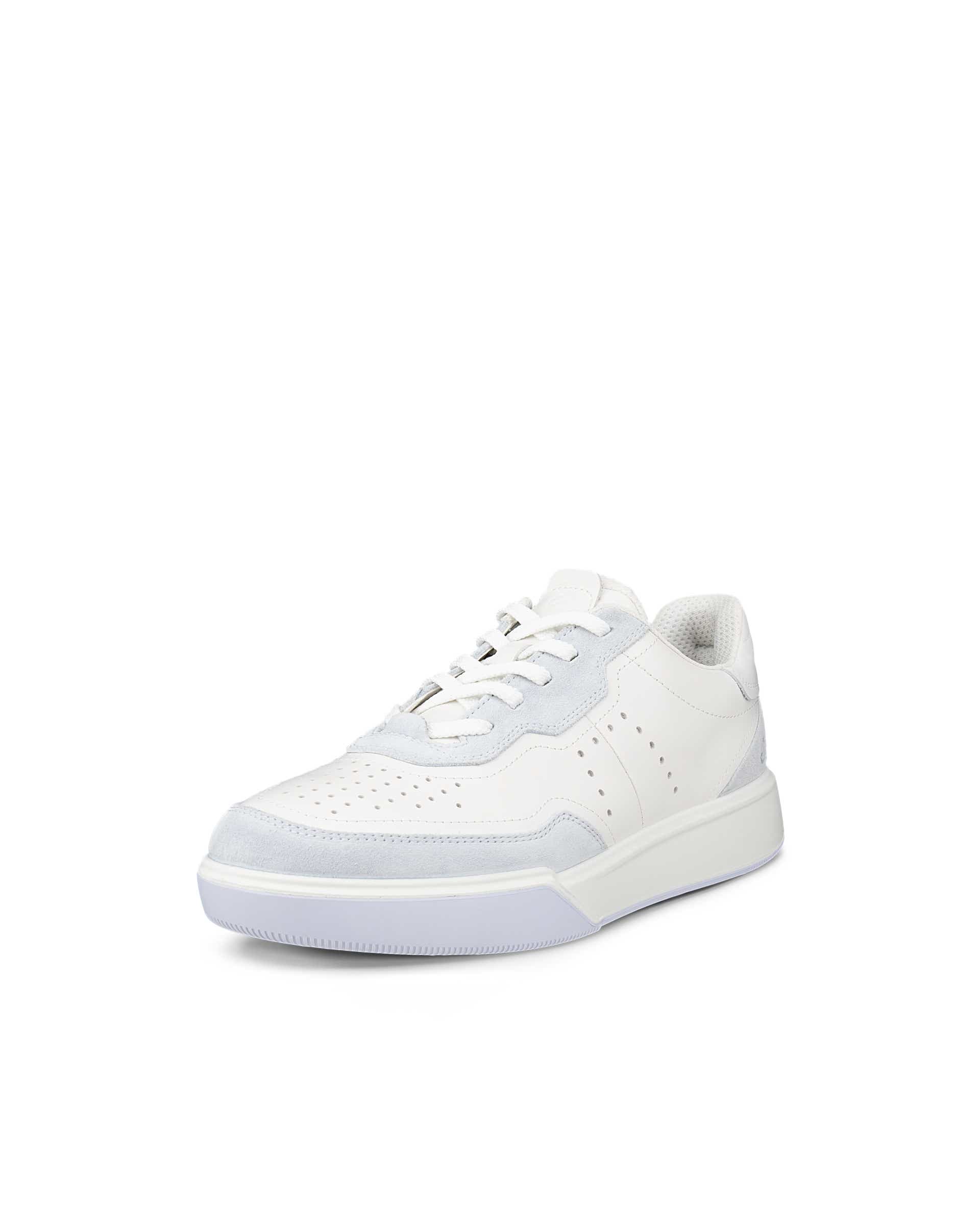 Ténis couro mulher ECCO® Street Court - Branco - Main