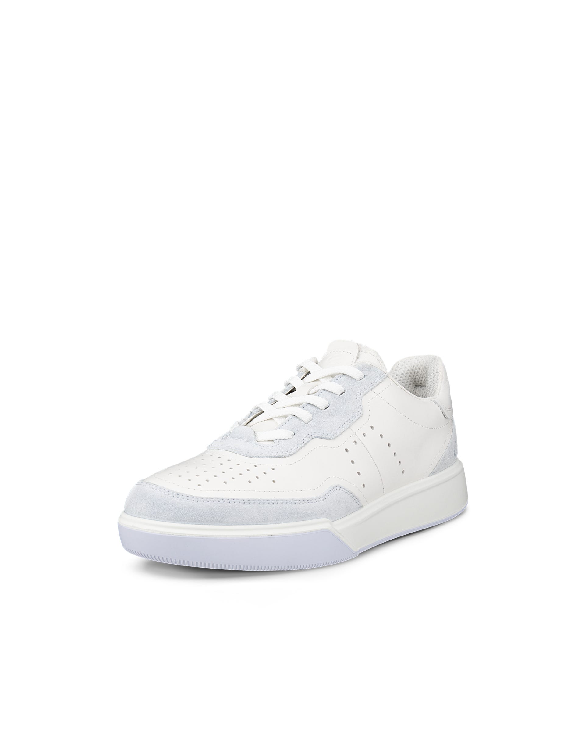 Ténis couro mulher ECCO® Street Court - Branco - Main
