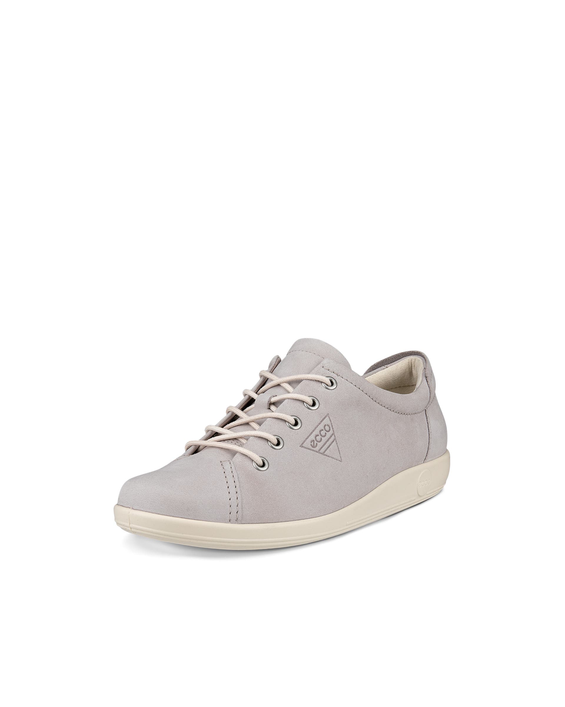 ECCO® Soft 2.0 Damen Sneaker aus Nubukleder - Grau - Main