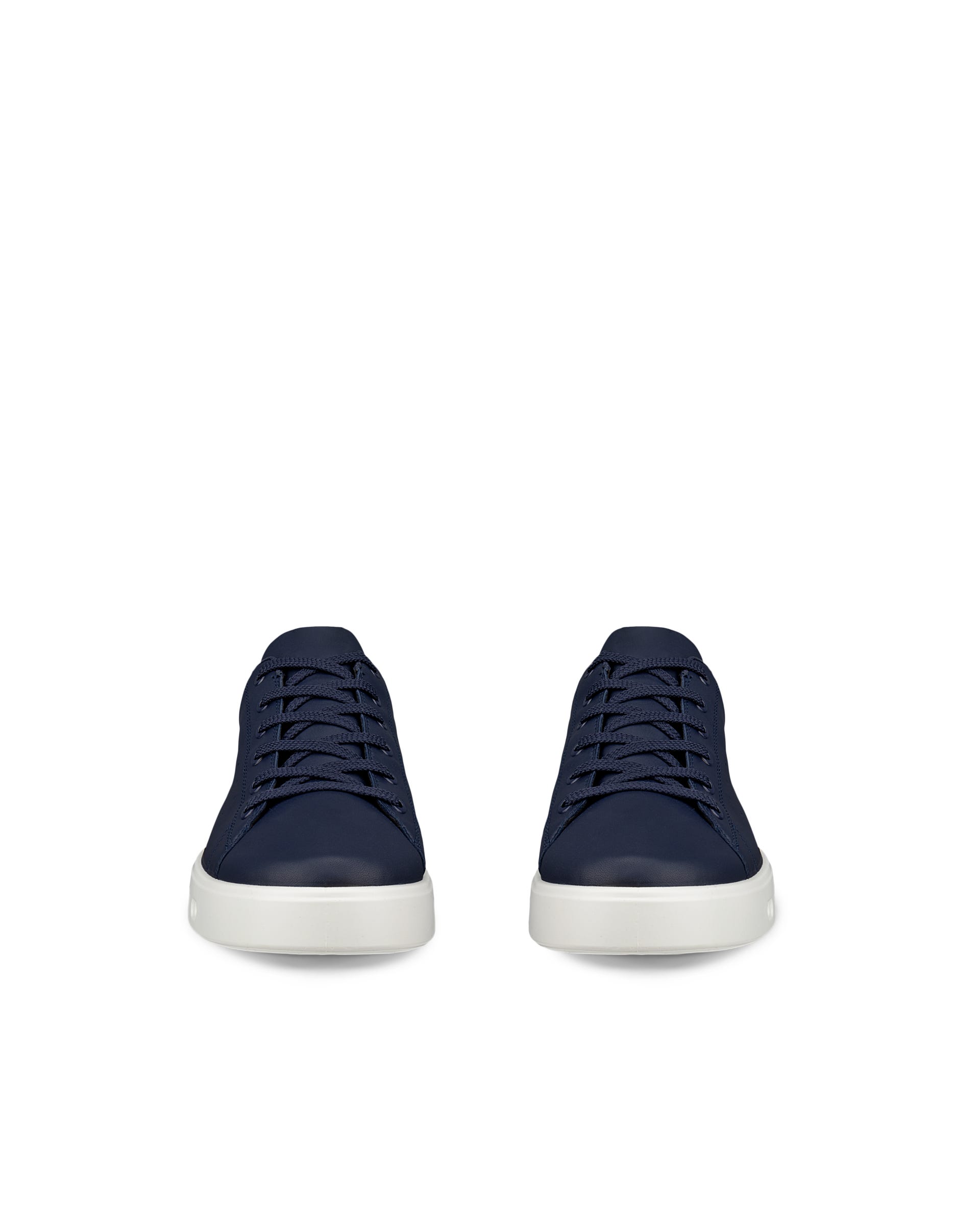 ECCO® Street 720 Heren leren sneaker met Gore-Tex - Blauw - Front pair