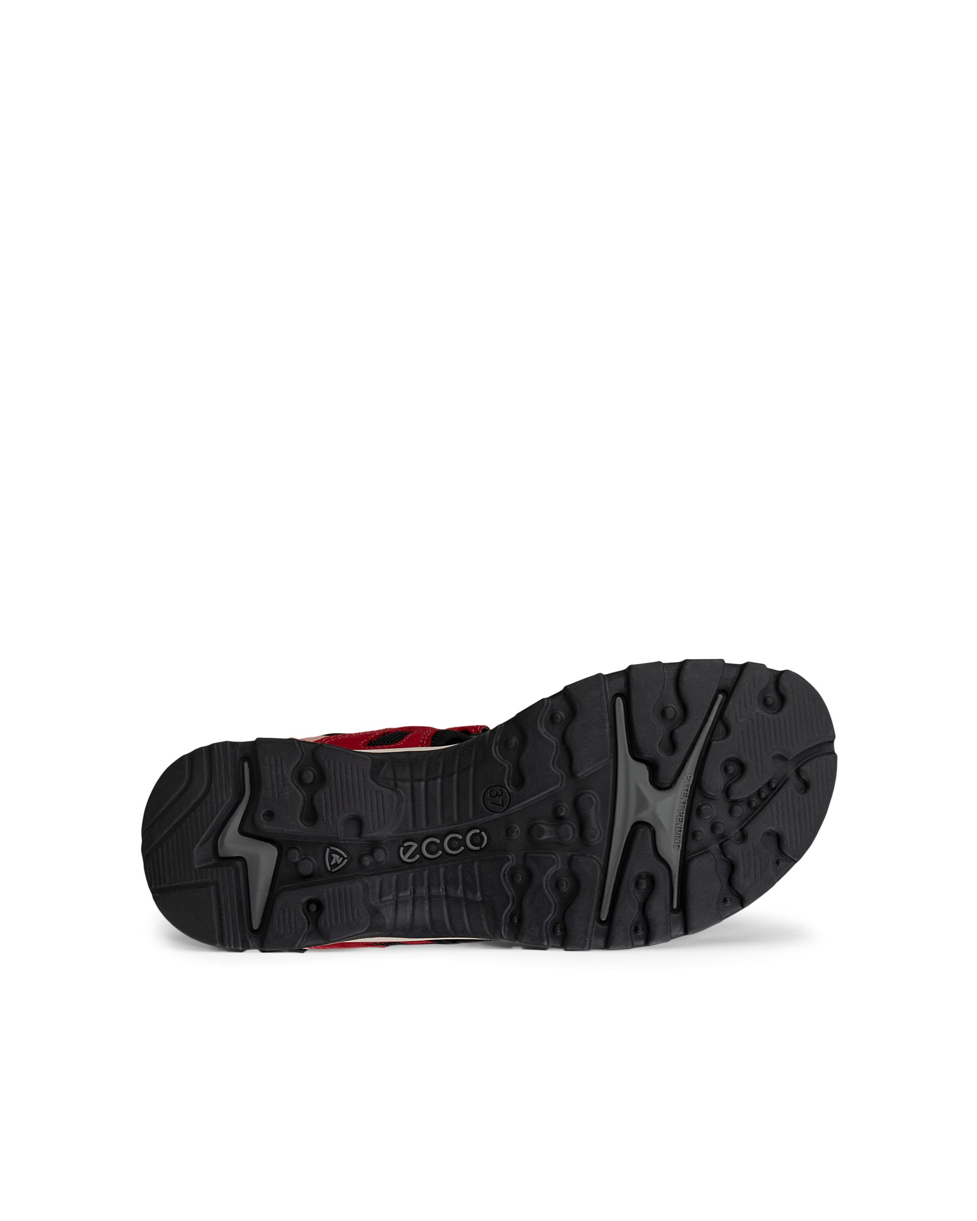 Women's ECCO® Offroad Nubuck Outdoor Sandal - Red - Sole