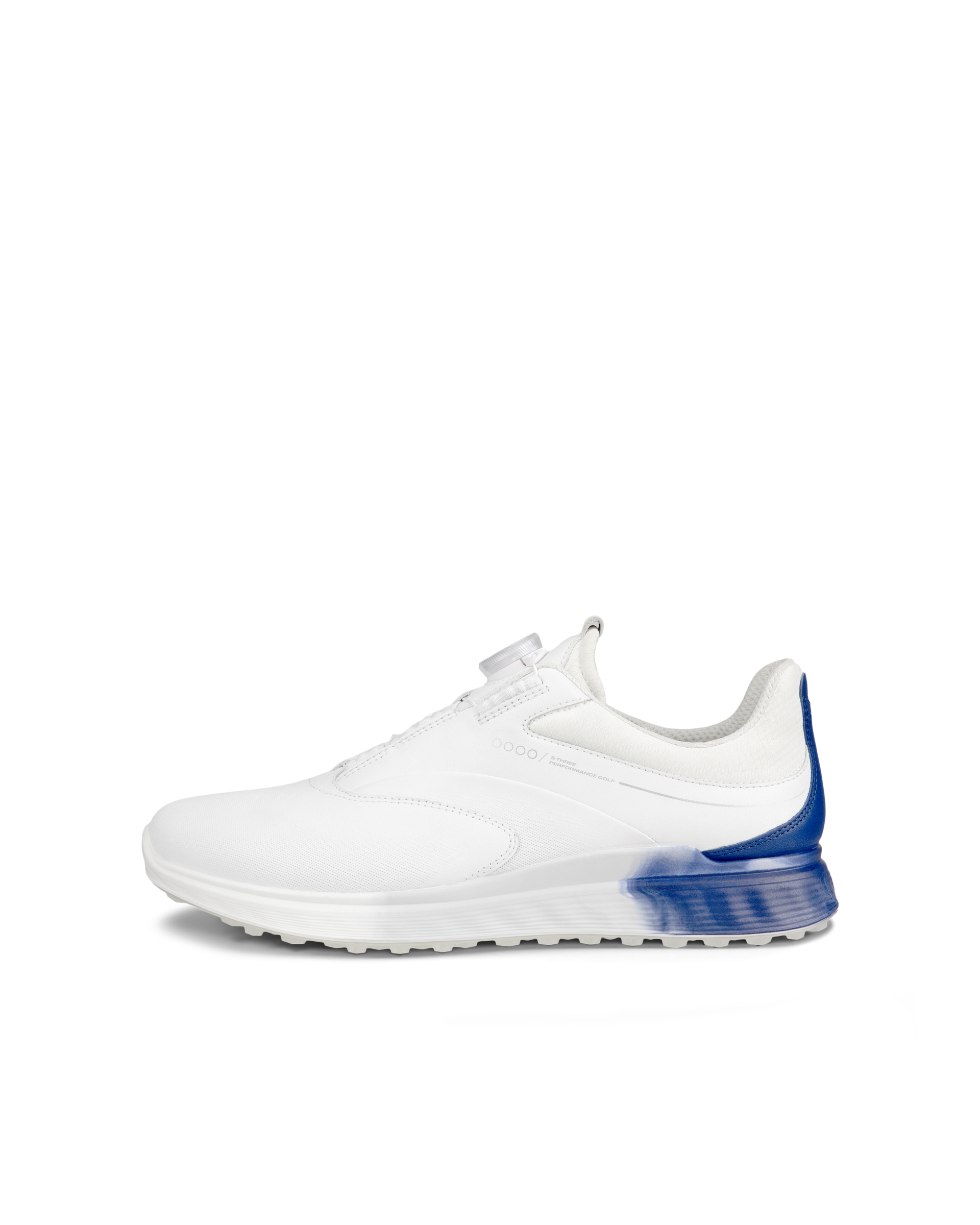 ECCO Golf S Three BOA メンズ レザーGore-Texゴルフシューズ | ホワイト