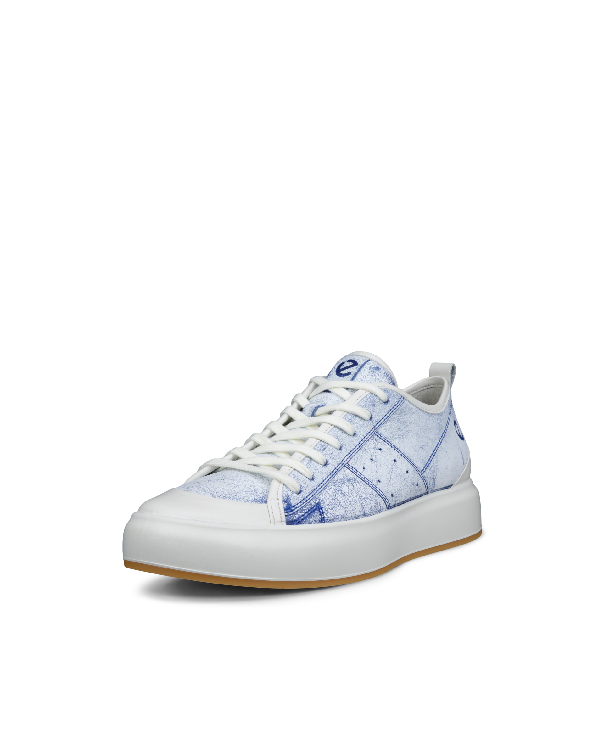ECCO STREET ACE MENS メンズ レザースニーカー | ブルー