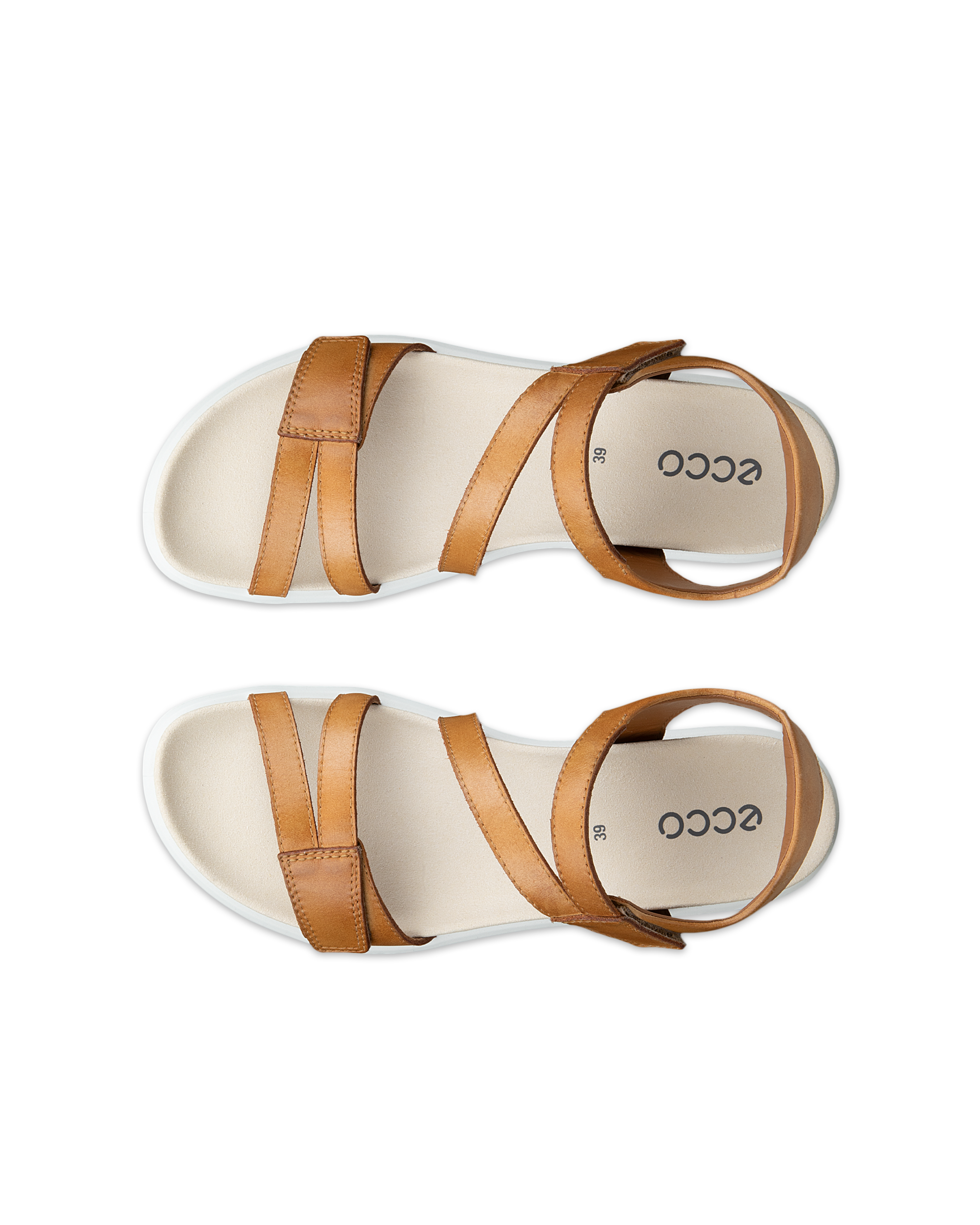 ECCO Soft Sandal — Brown