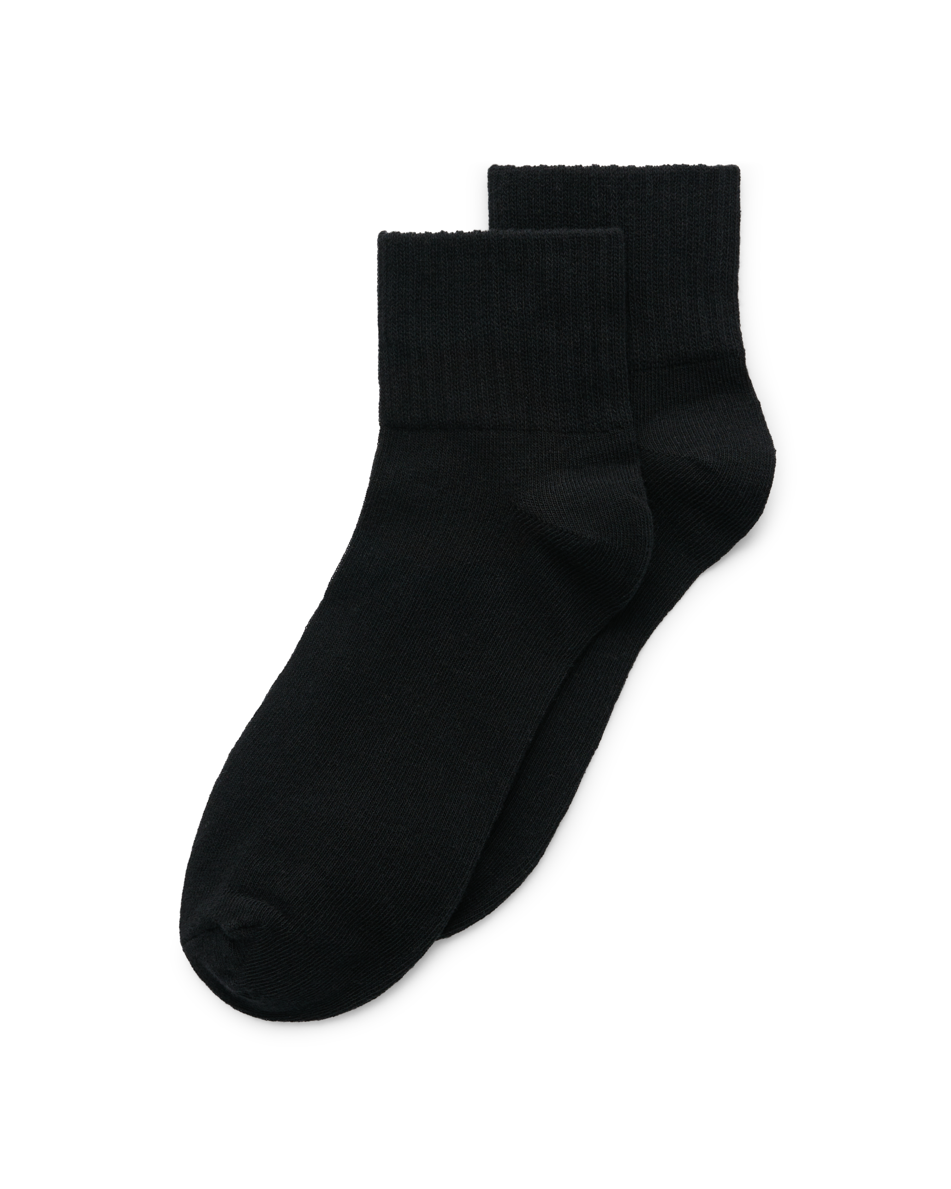 ECCO Retro Ankle Cut 2-Pack — Black