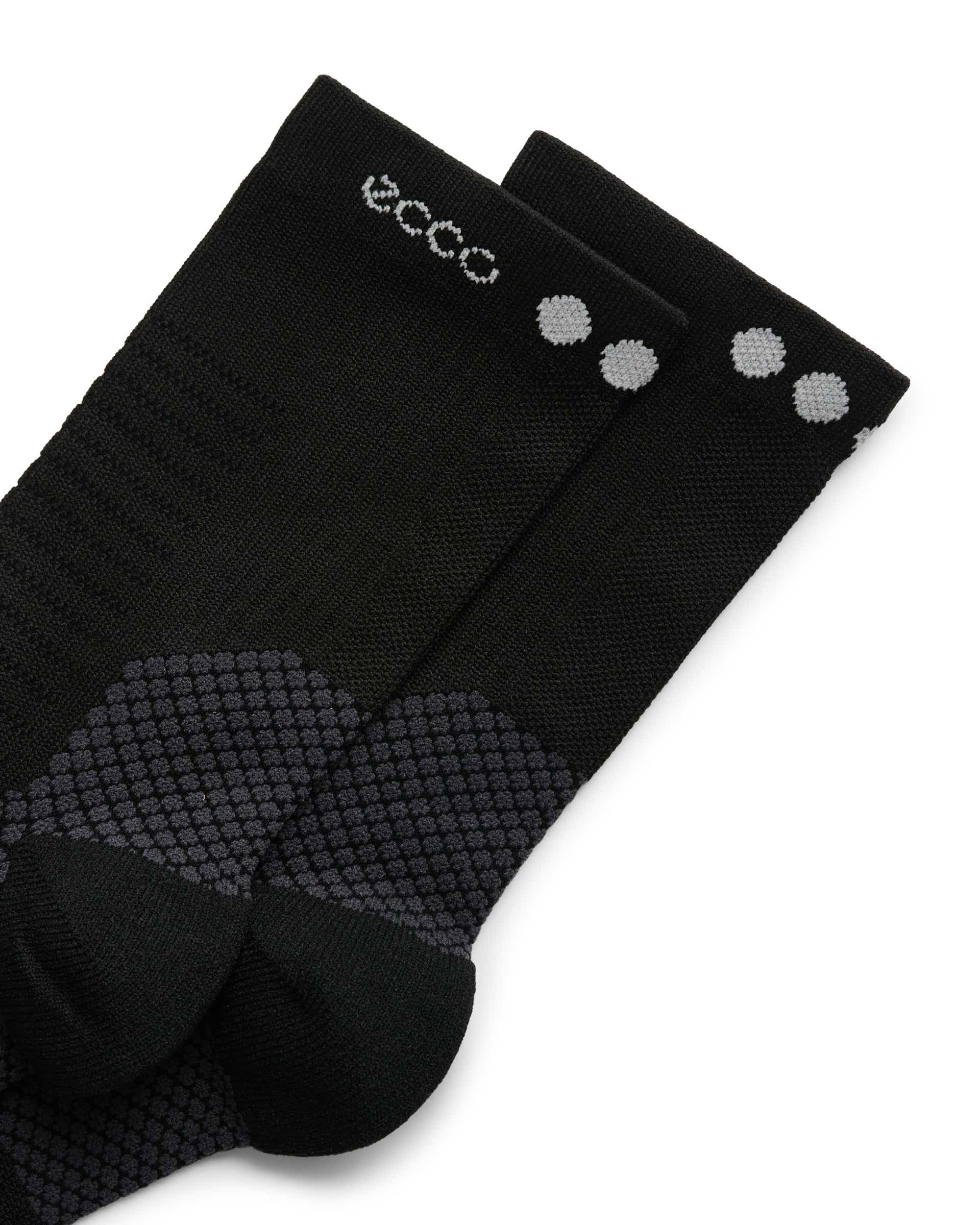 ECCO Tour Lite crew sock - Black - Detail-1