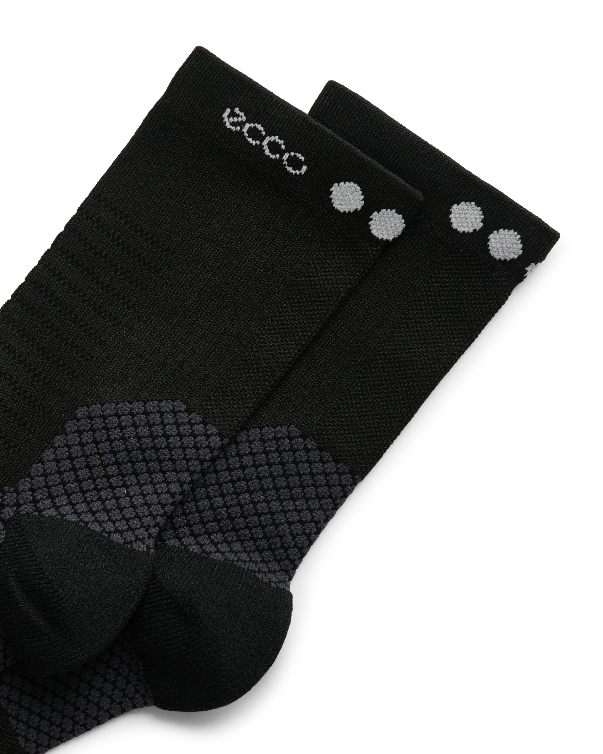 ECCO Tour Lite crew sock — Black