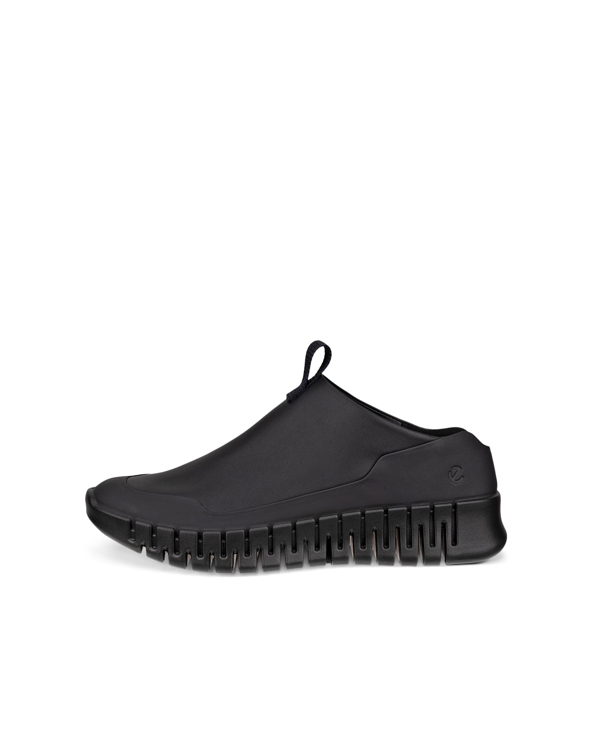 ECCO Gruuv ウィメンズ レザースニーカー - ブラック - Outside