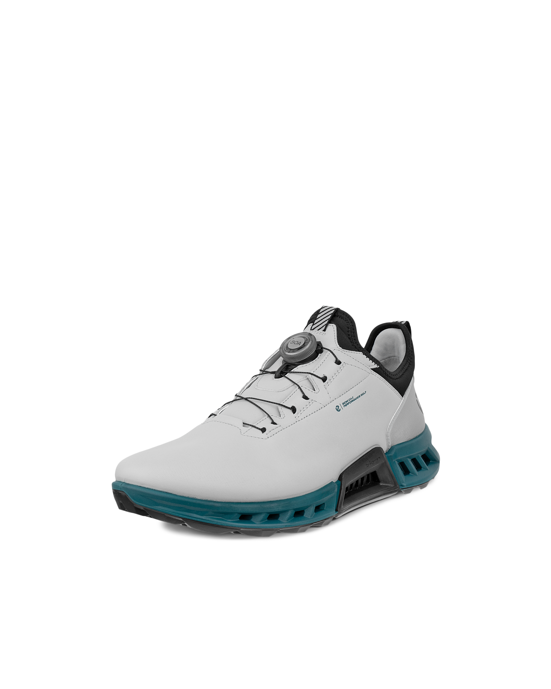 エコー ゴルフシューズ 白×黒 130424 GORE-TEX BIOM C4 スパイクレス