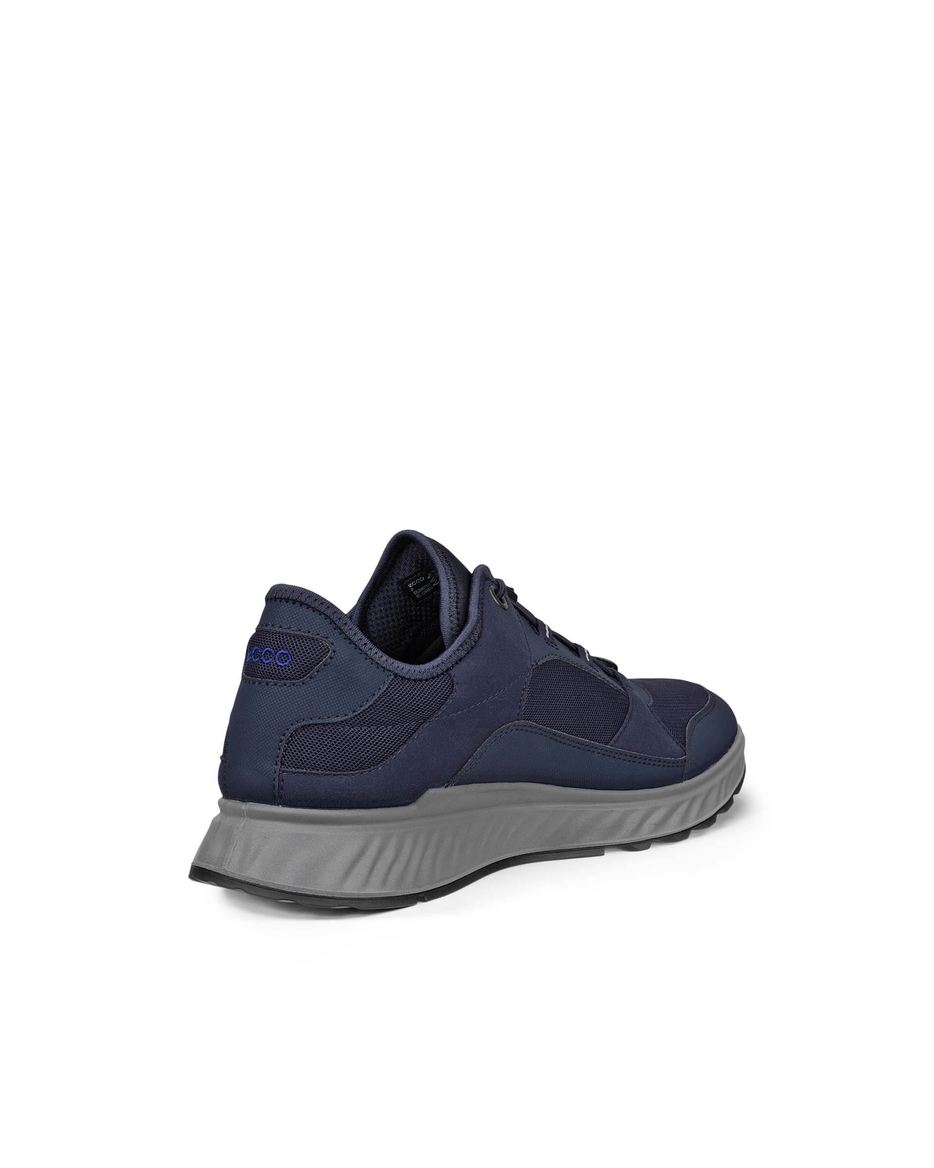 ECCO® Exostride Heren Gore-Tex sneaker - Blauw - Back