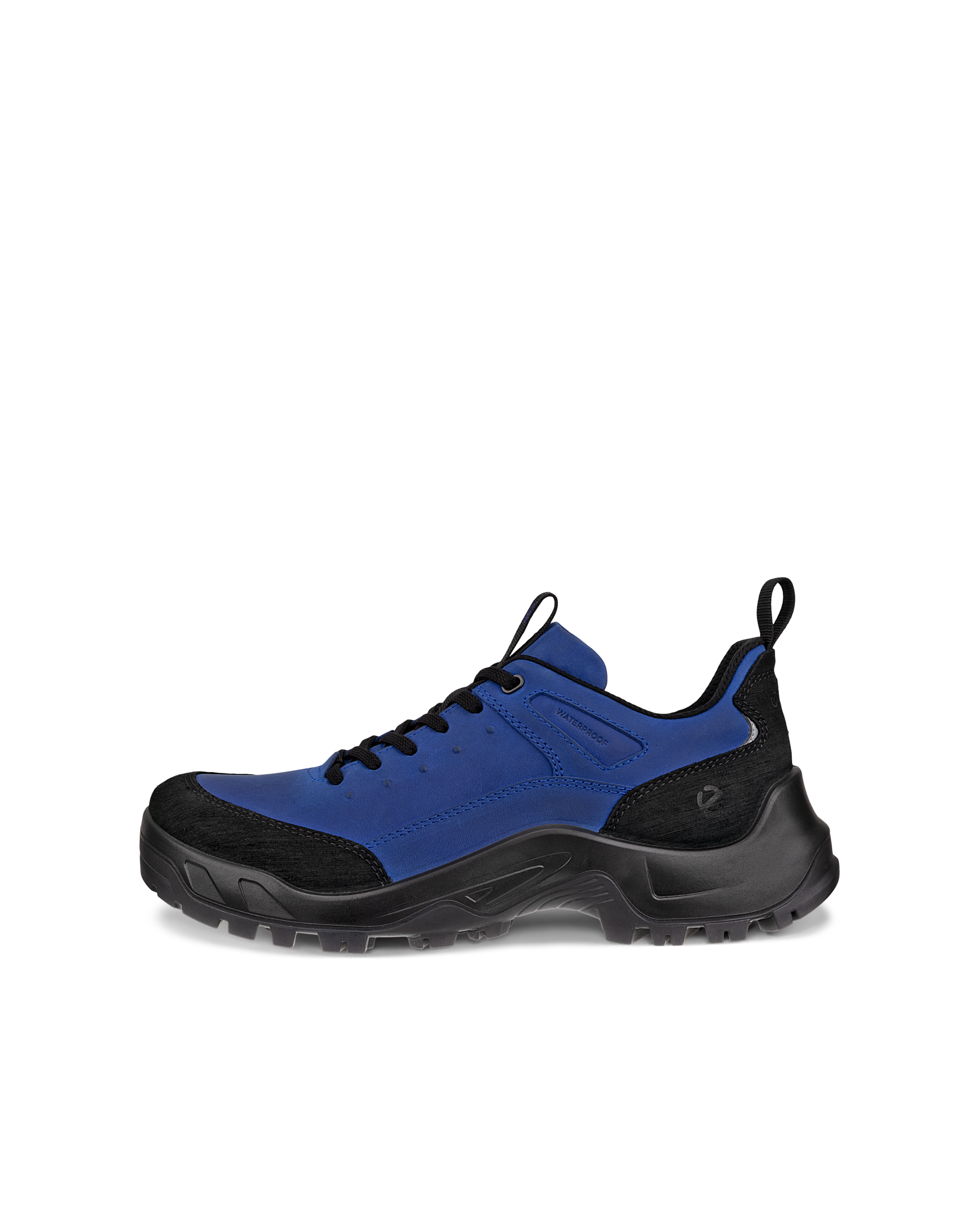 ECCO OFFROAD - Men's Nubuck Waterproof Hiking Trainer - Blue - 39