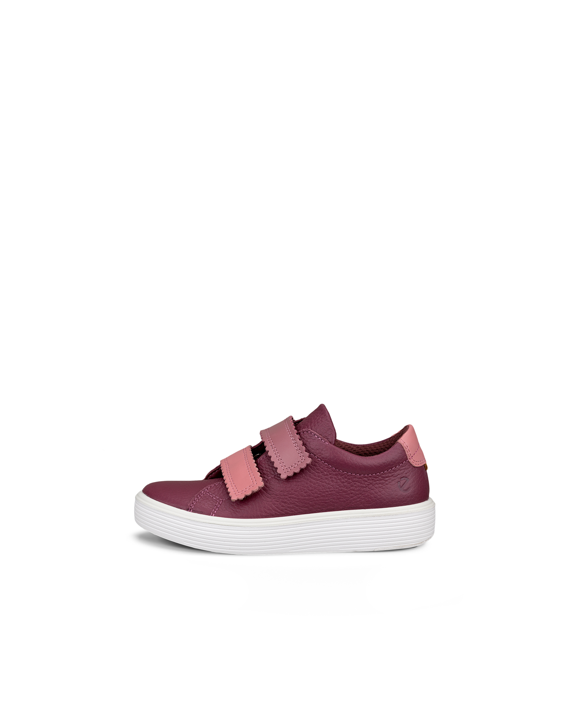 ECCO® SOFT 60 gyerek bőr sneaker - Rózsaszín - Outside