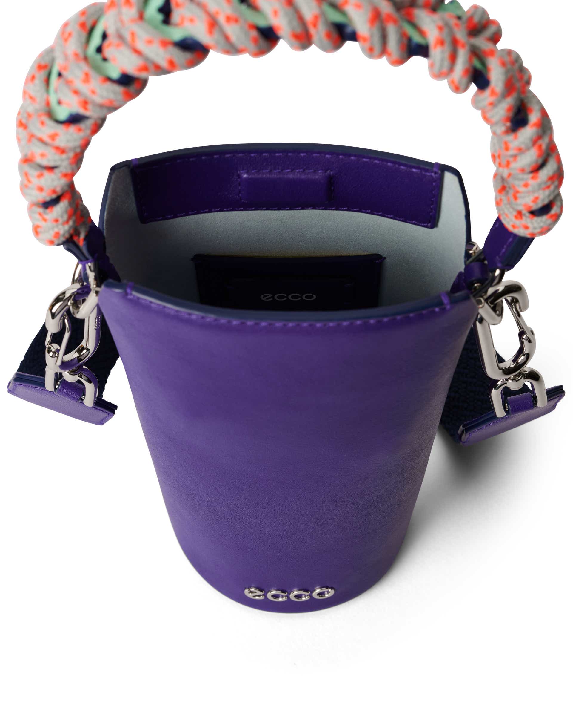 ECCO® Pot sac bandoulière cuir - Violet - Inside