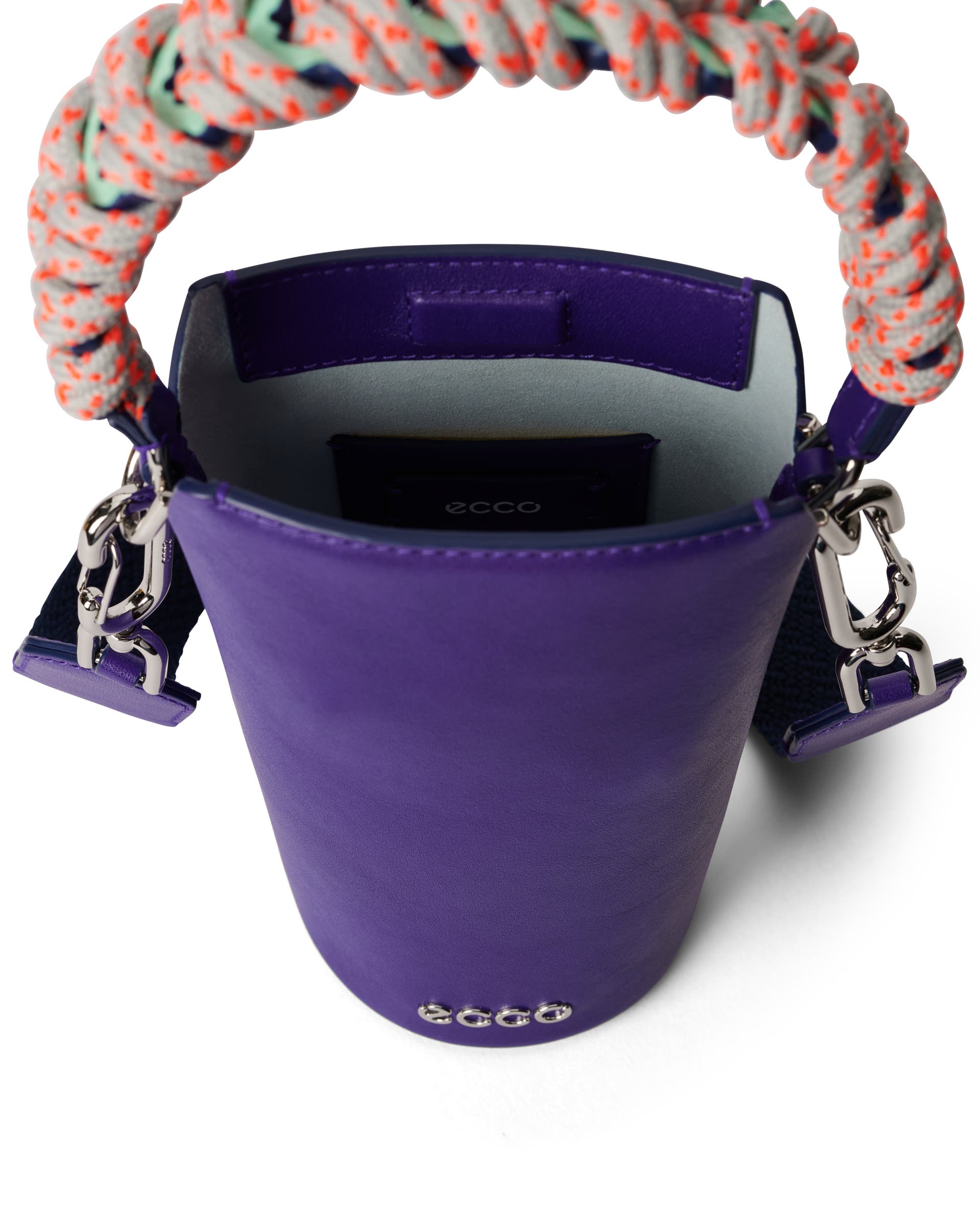 ECCO® Pot sac bandoulière cuir - Violet - Inside