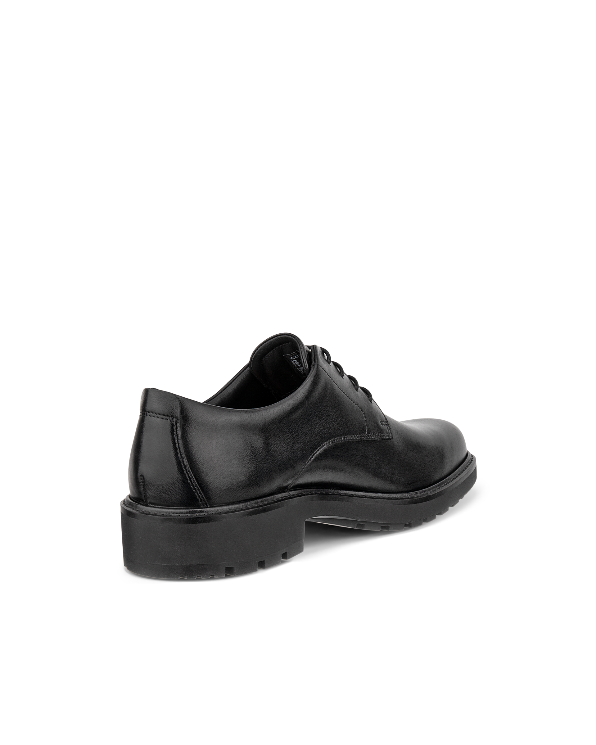 ECCO Metropole Oslo メンズ レザーダービーシューズ - ブラック - Back