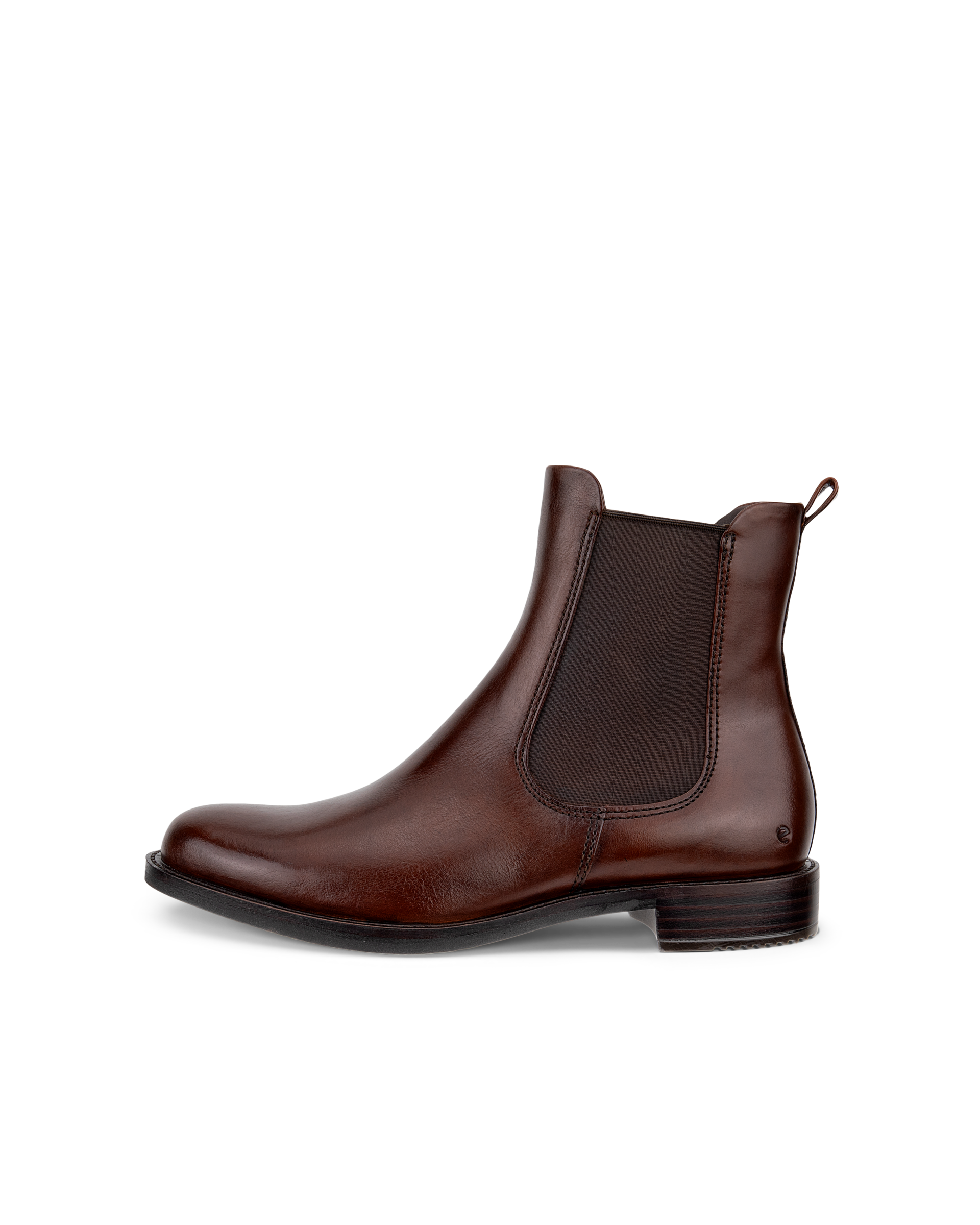 ECCO ブラウンショートブーツ ECCO Sartorelle 25 ウィメンズ レザーチェルシーブーツ | ブラウン