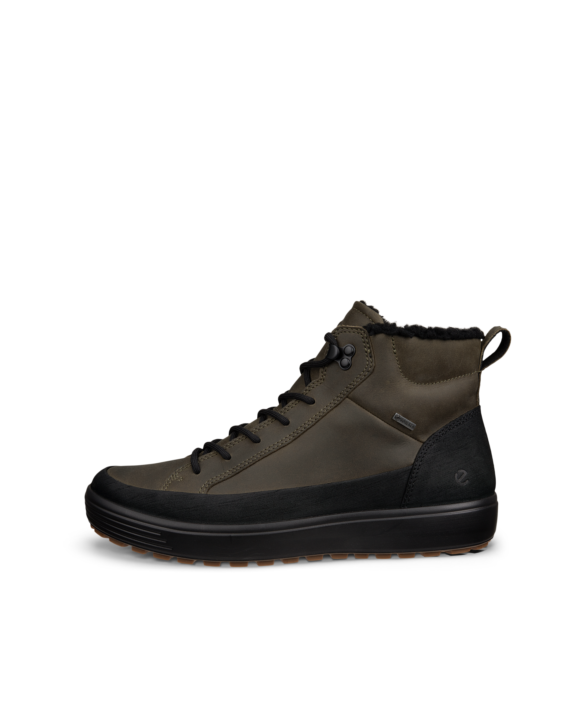 ECCO Soft 7 Tred - Men's Nubuck Gore-Tex Mid-Cut Boot - Green - 13-13.5