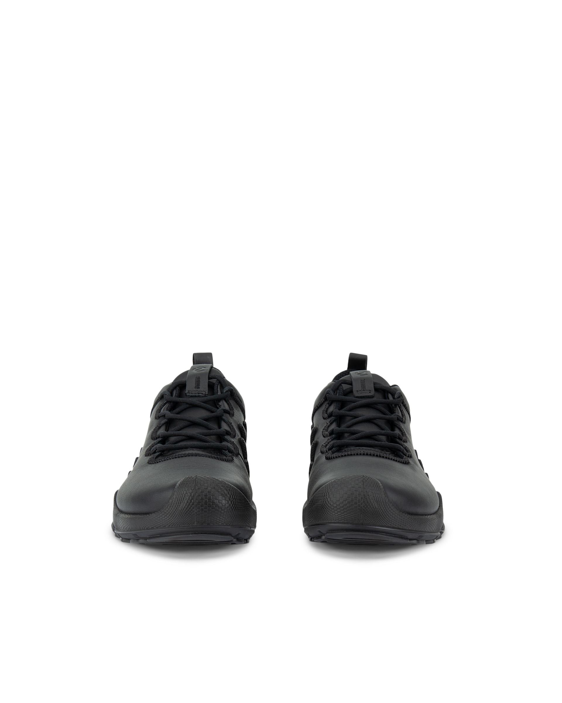 Women's ECCO® Biom AEX Leather Shoe - Black - Front pair