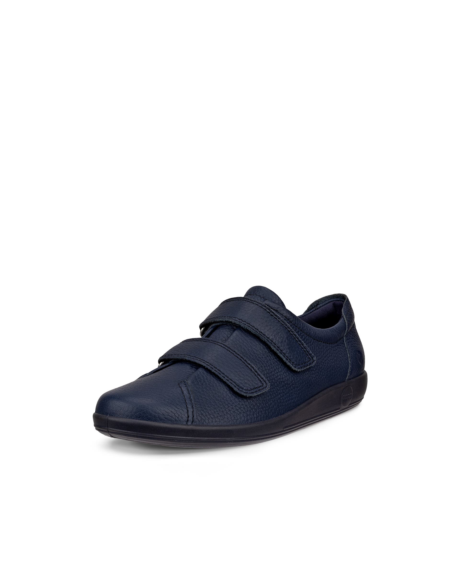 ECCO® Soft 2.0 Dames leren wandelschoen - Blauw - Main