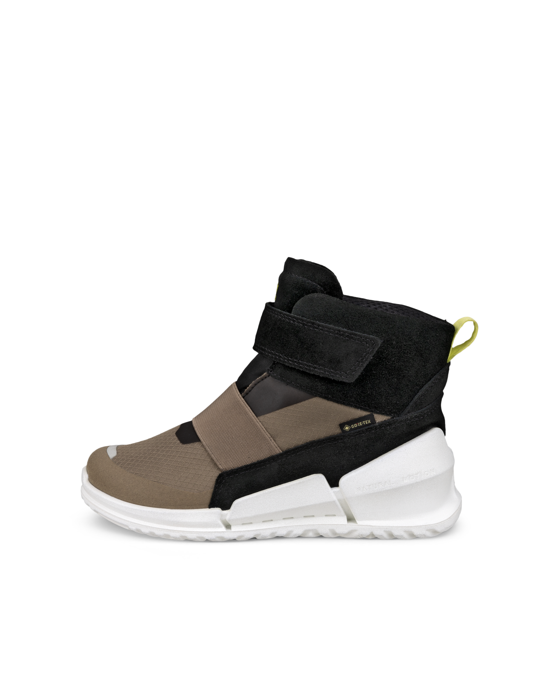 ECCO BIOM K1 - Kids' Suede Sneaker Boot - Beige - 1.5
