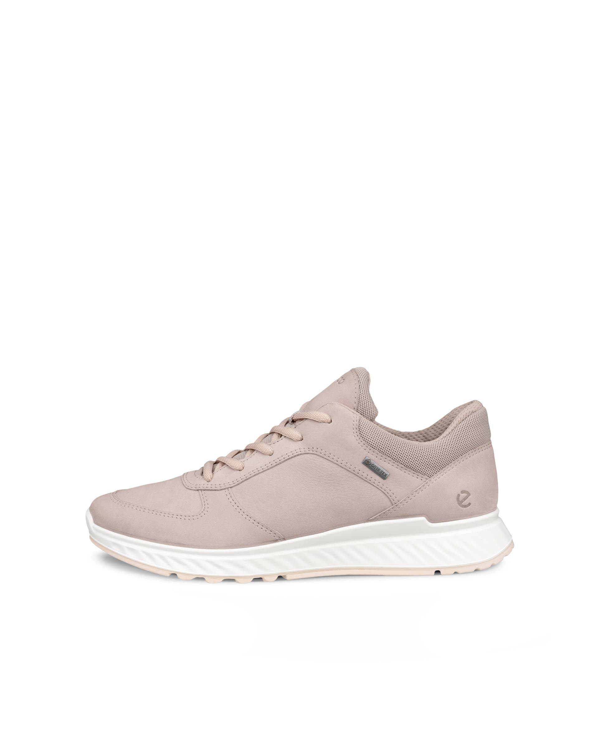 Women's ECCO® Exostride Leather Gore-Tex Outdoor Trainer - Grey - Outside