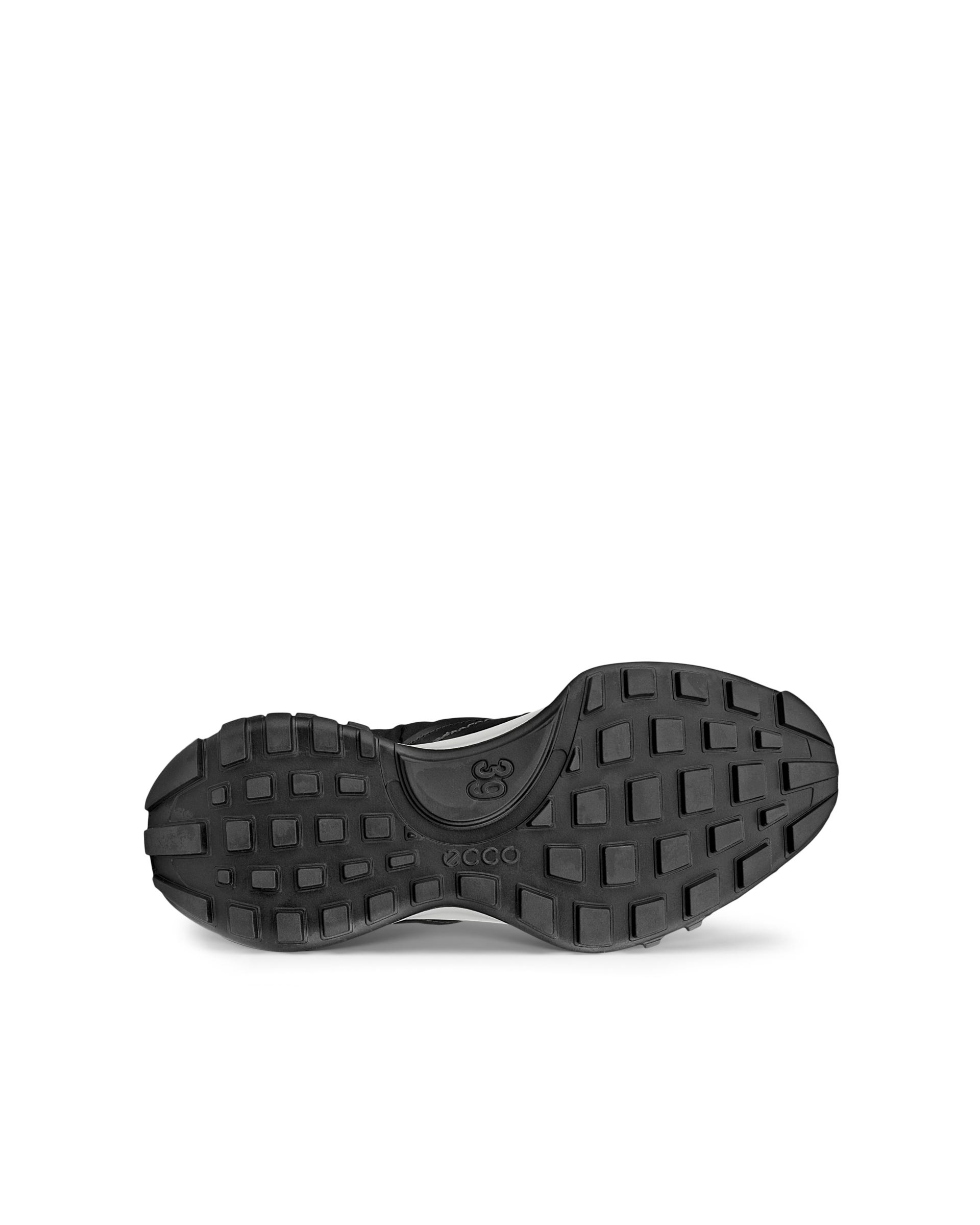 ECCO® Retro Sneaker Damen Ledersneaker - Schwarz - Sole