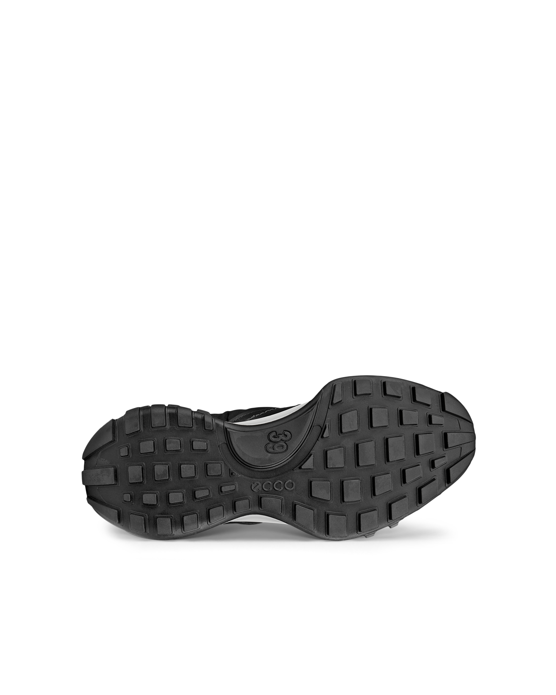 ECCO® Retro Sneaker Damen Ledersneaker - Schwarz - Sole