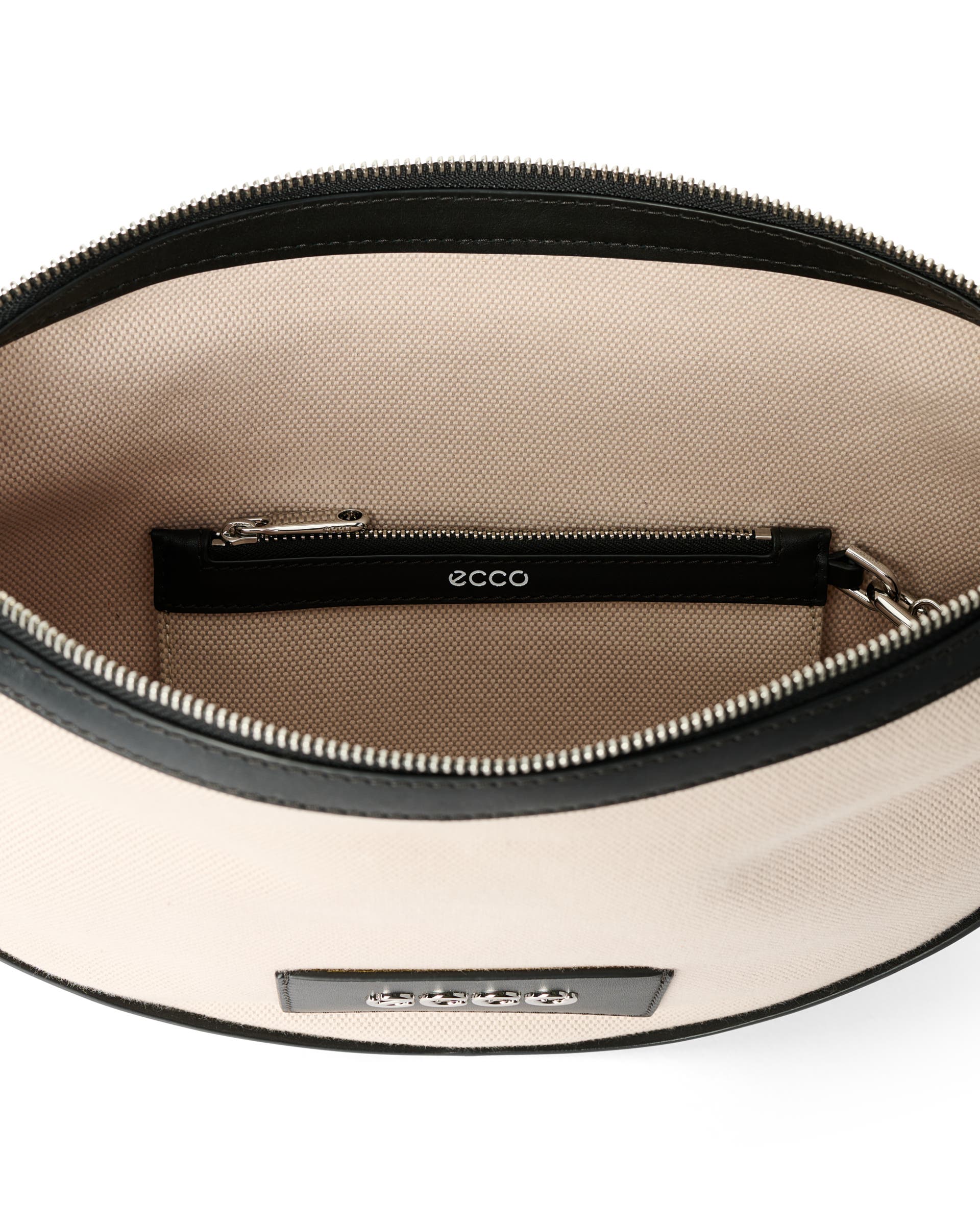 ECCO® Fortune Hobo-Tasche aus Leder - Beige - Inside
