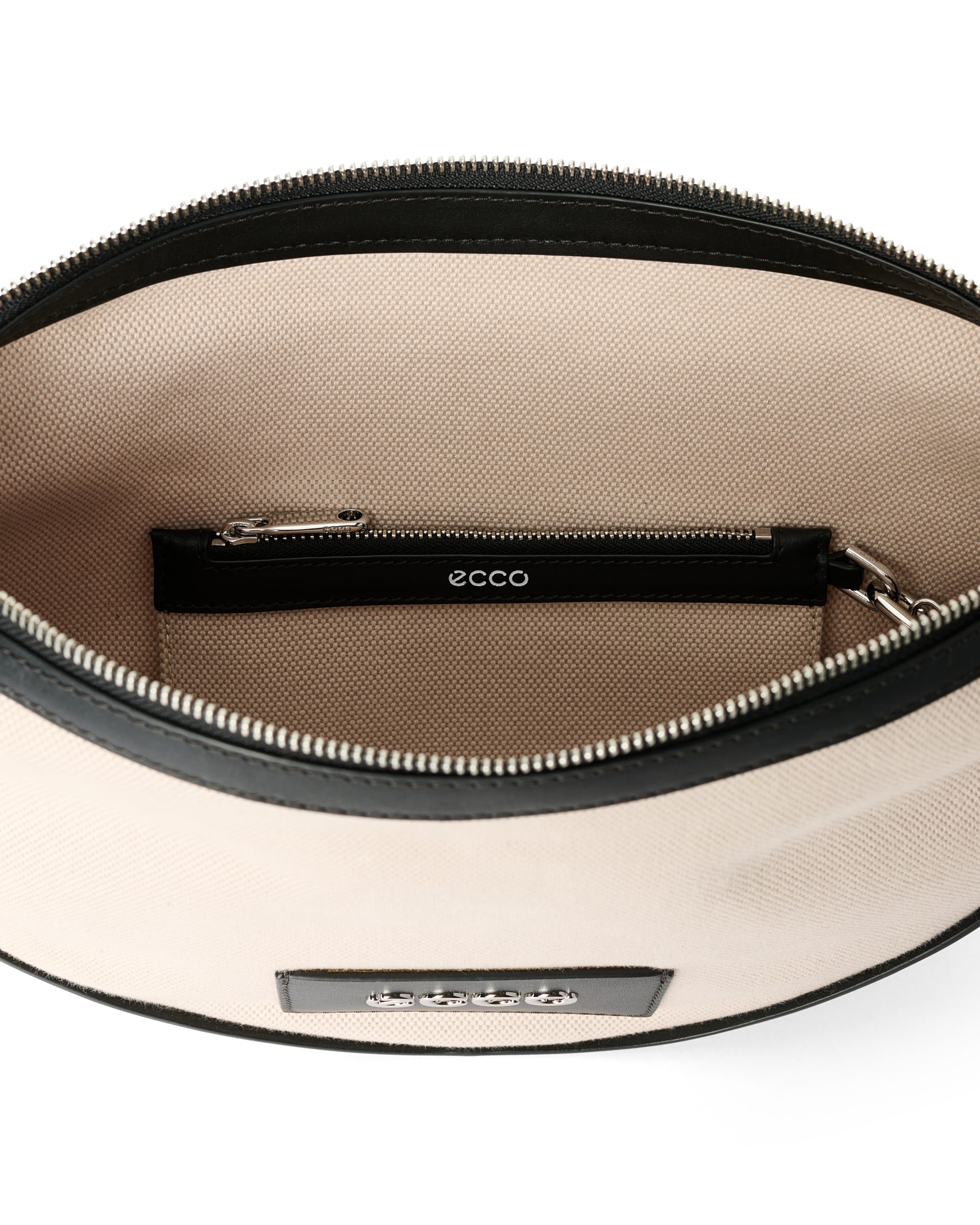 ECCO® Fortune Hobo-Tasche aus Leder - Beige - Inside