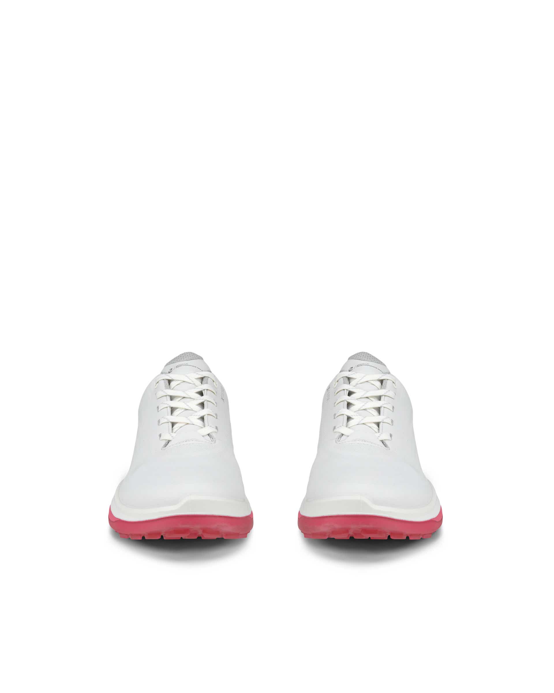 Sapatos golfe impermeáveis couro mulher ECCO® Golf LT1 - Branco - Front pair