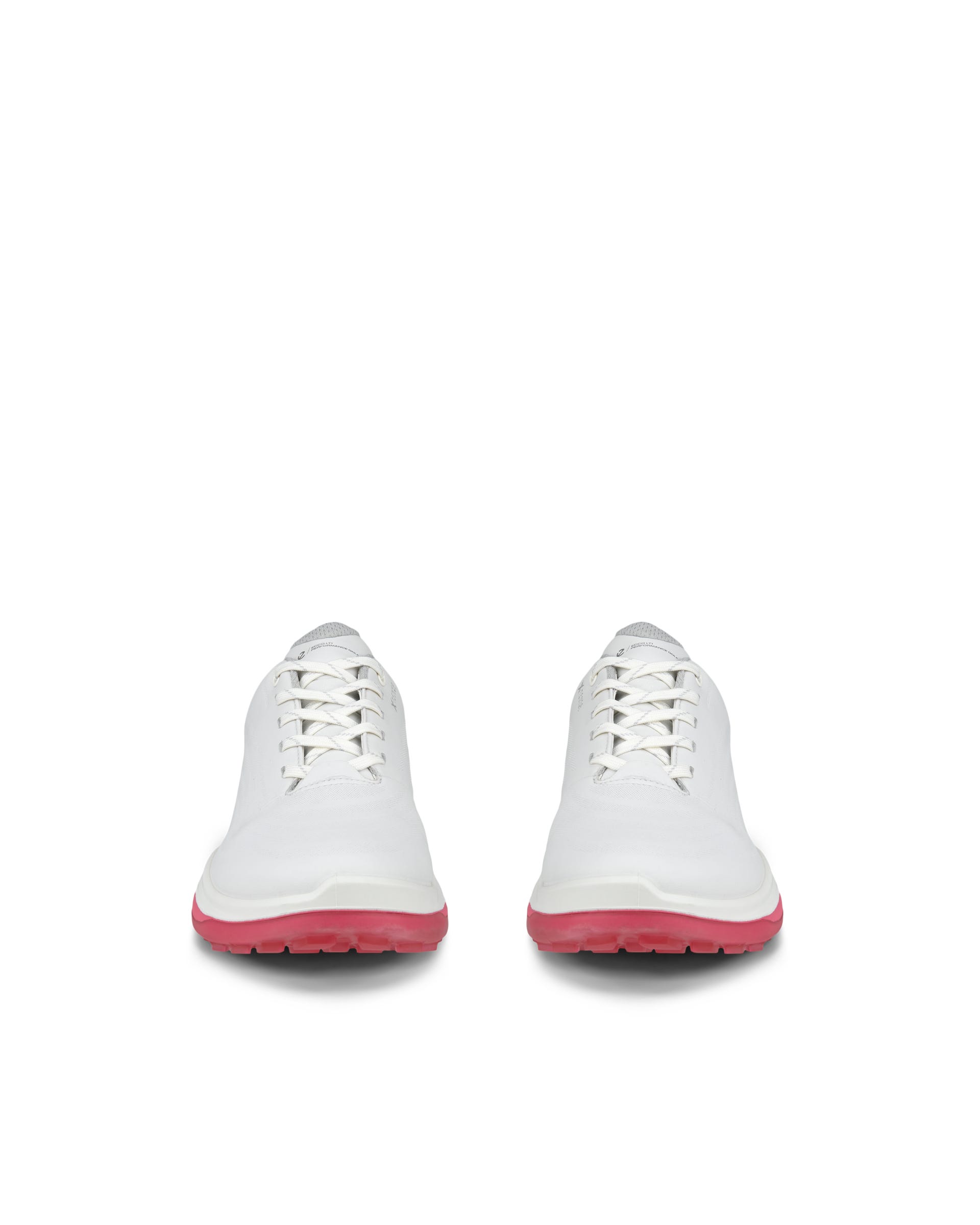 Sapatos golfe impermeáveis couro mulher ECCO® Golf LT1 - Branco - Front pair