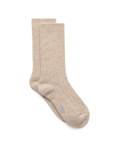 ECCO Hygge Cable Knit Mid-Cut — Beige 3