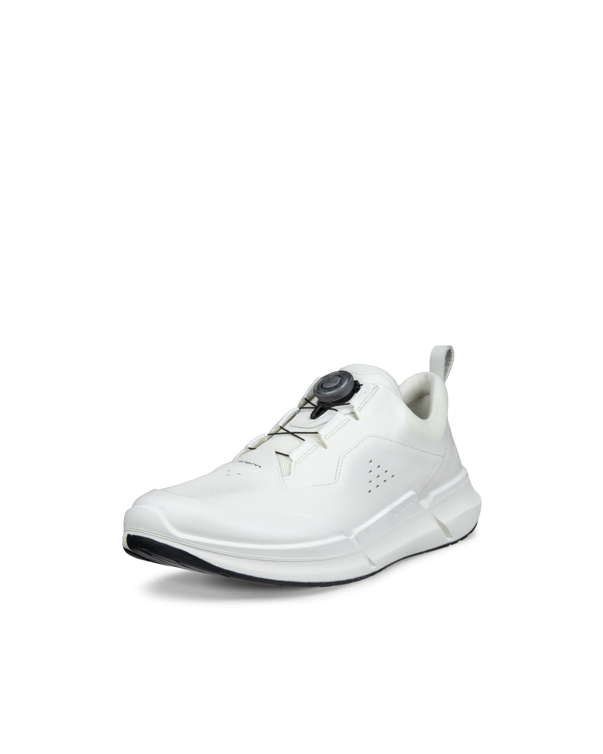 Men's ECCO® Biom 2.2 BOA Leather Sneaker - White - Main