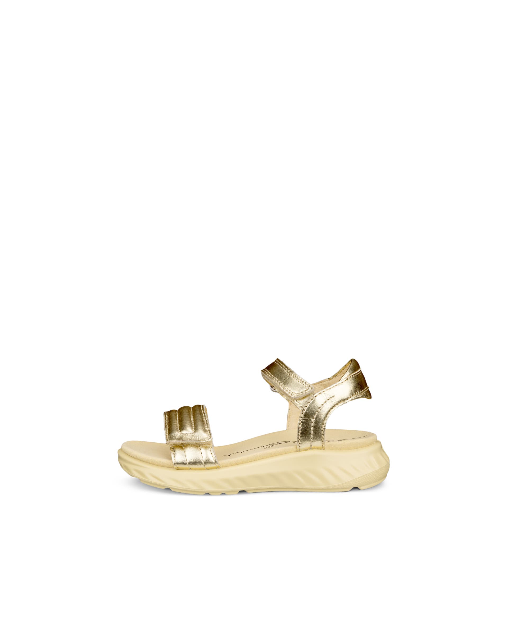 ECCO® SP.1 Lite Sandal Kinder Ledersandale - Gold - Outside