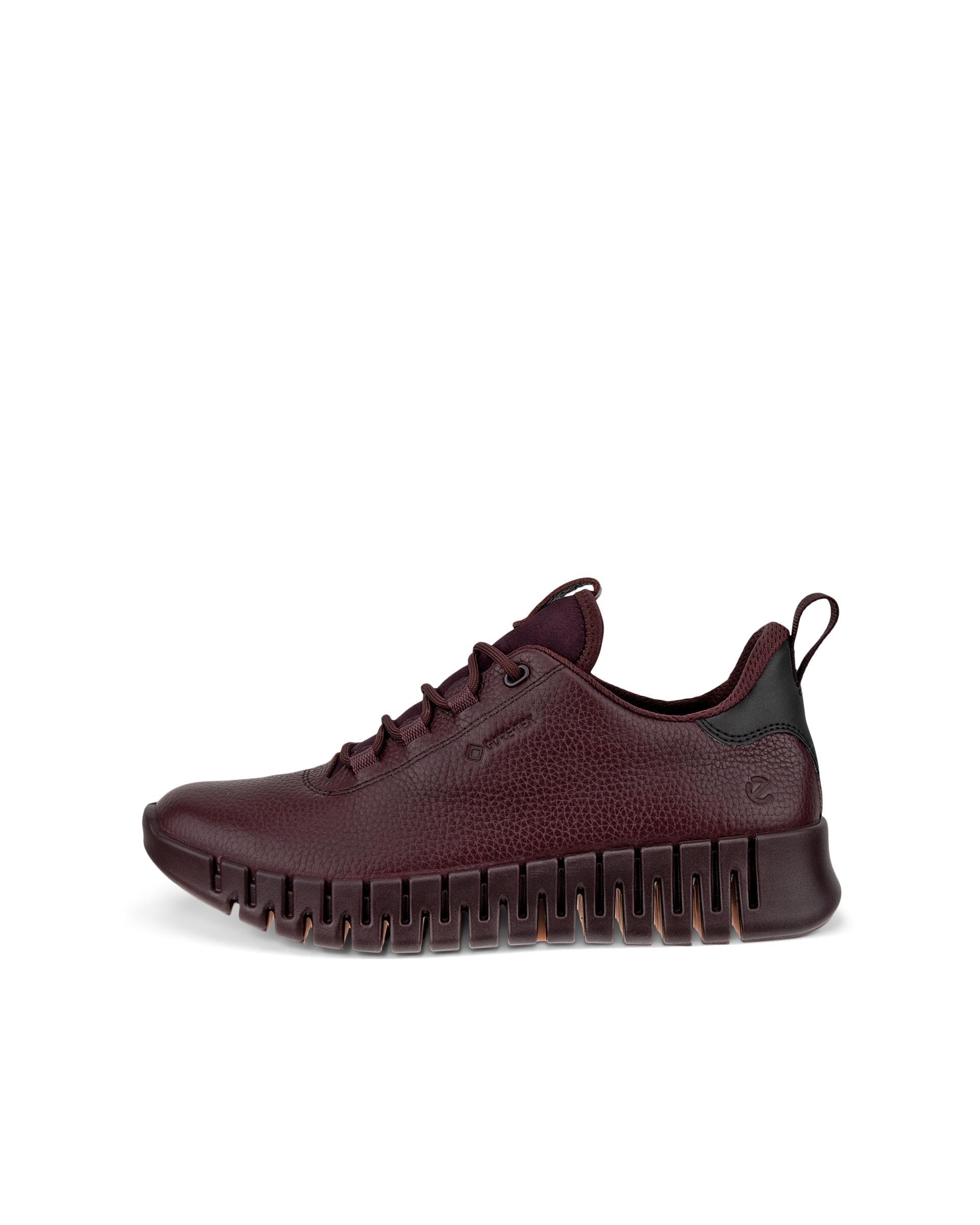 ECCO Gruuv WOMEN ウィメンズ レザーGore-Texスニーカー - パープル - Outside