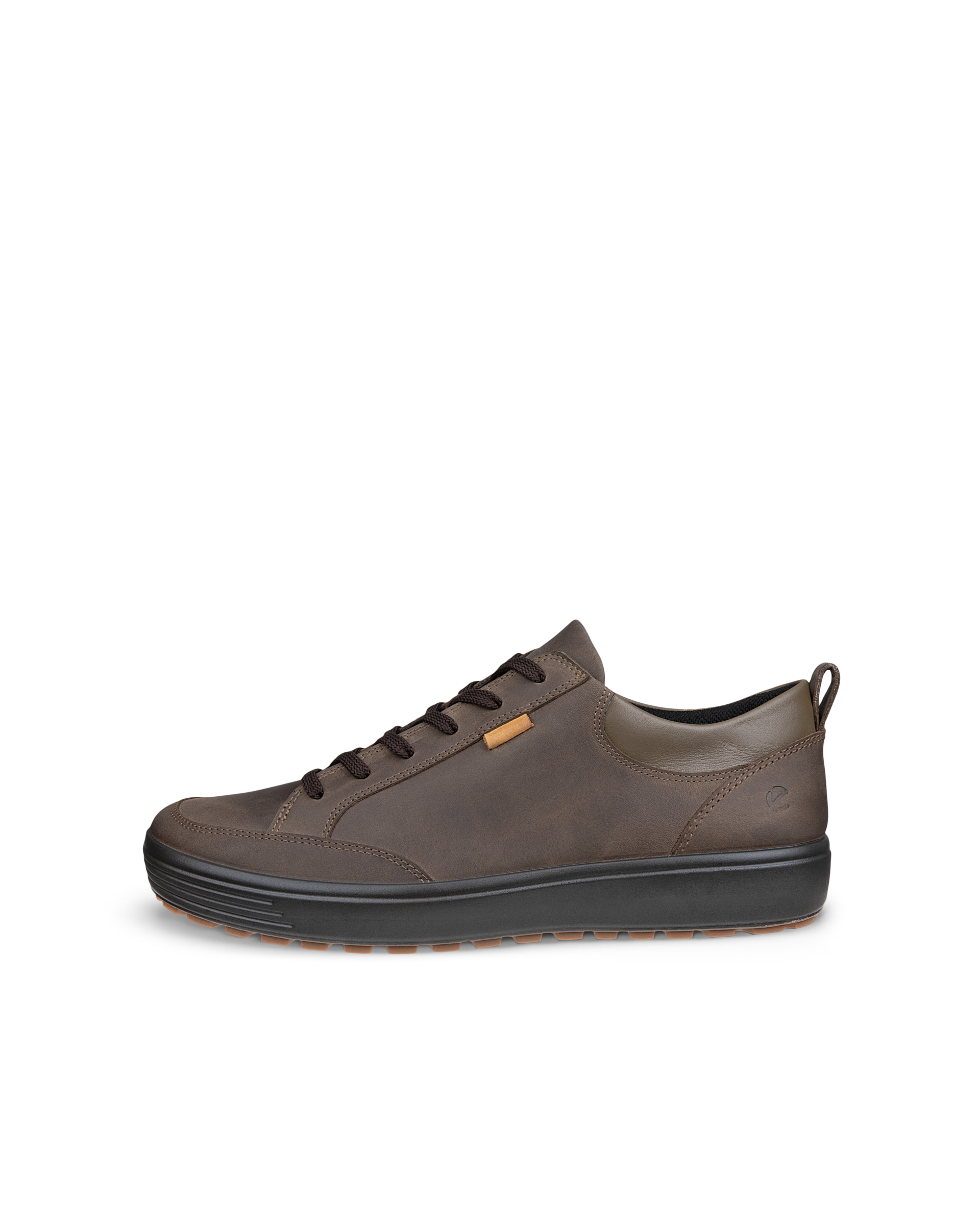 ECCO SOFT 7 TRED - Men's Nubuck Waterproof Hiking Trainer - Brown - 8-8.5