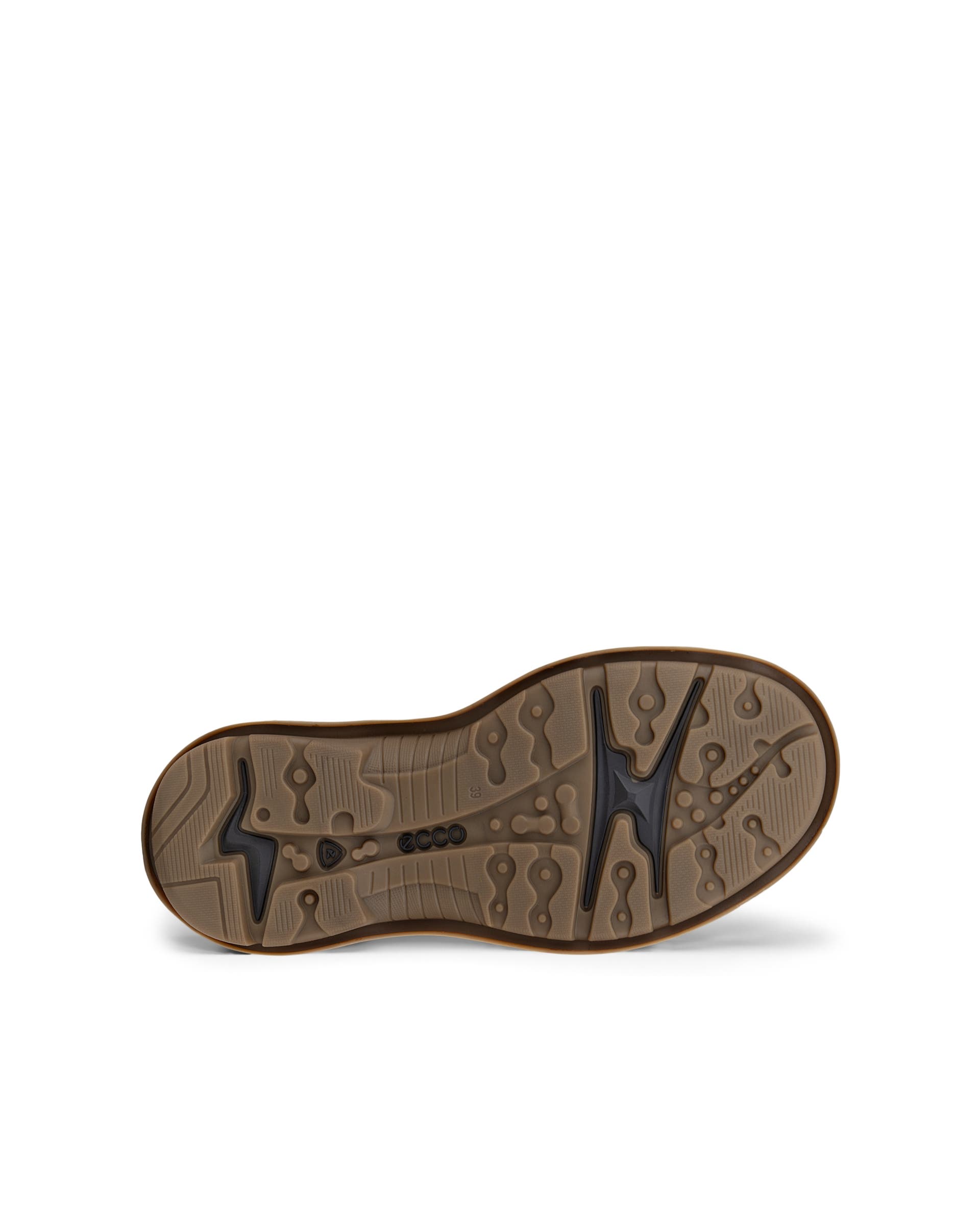 ECCO OFFROAD WOMEN ウィメンズ レザーレースアップシューズ - ブラック - Sole