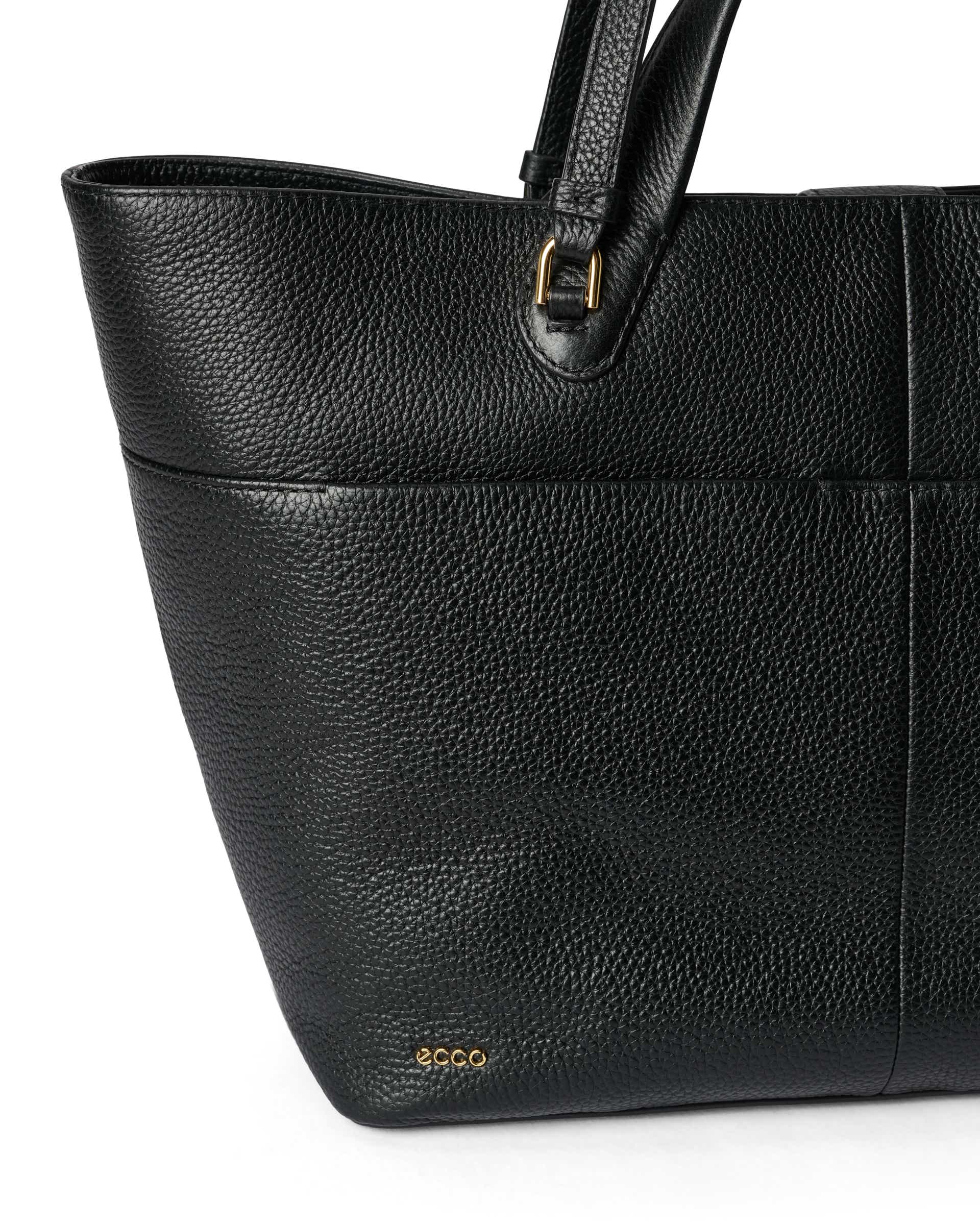 Bolso tote piel ECCO® - Negro - Detail-1
